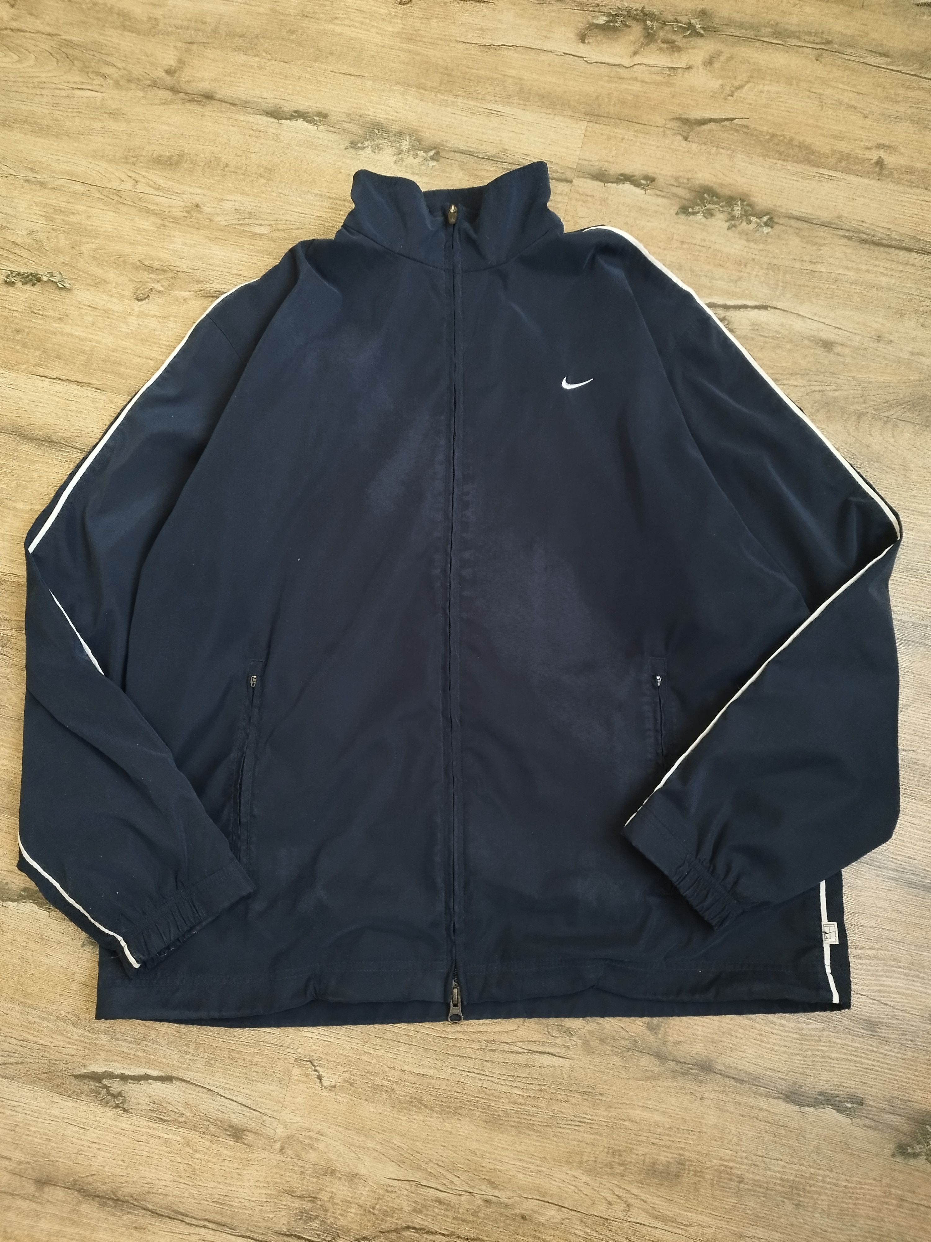 Nike Nike Vintage Tracksuit Set Jacket & Track Pants - Navy Blue Size US L / EU 52-54 / 3 - 2 Thumbnail