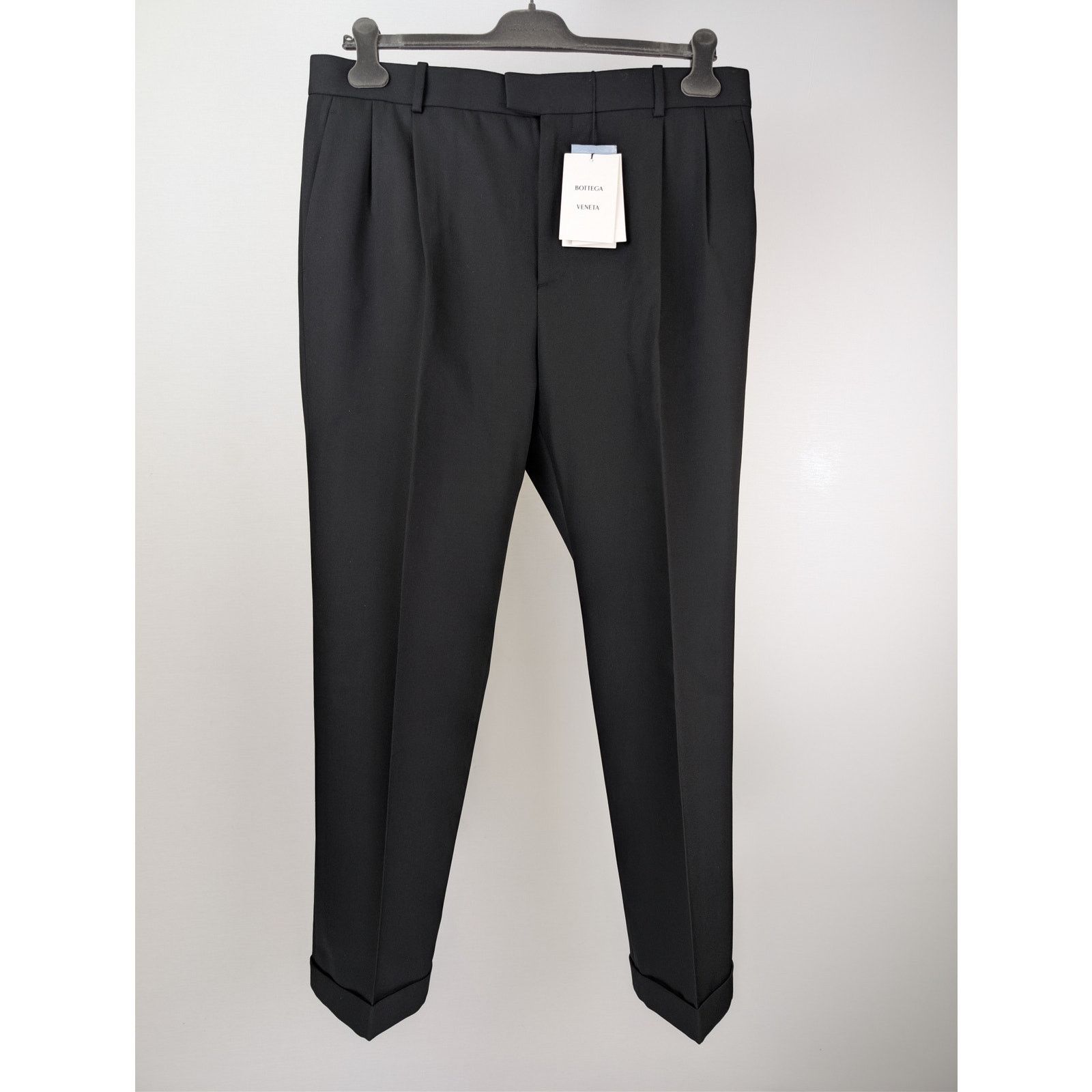 Bottega Veneta o1rshd1 Grain De Poudre Stretch Trousers / Casual Pants Size US 38 / EU 54 - 2 Thumbnail