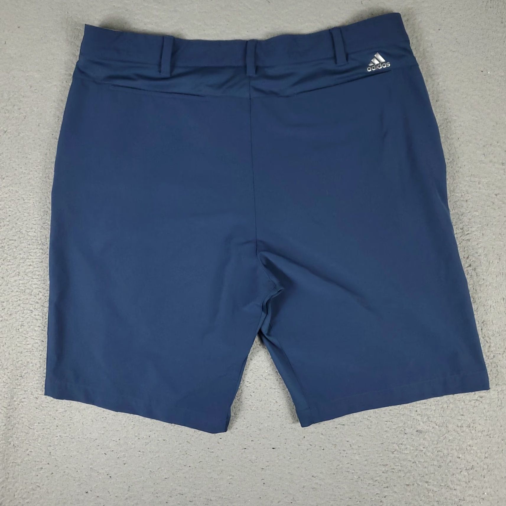 Adidas Adidas Shorts Mens 36 Blue Golf Casual Flat Front Chino Slash Pockets Size US 36 / EU 52 - 7 Thumbnail