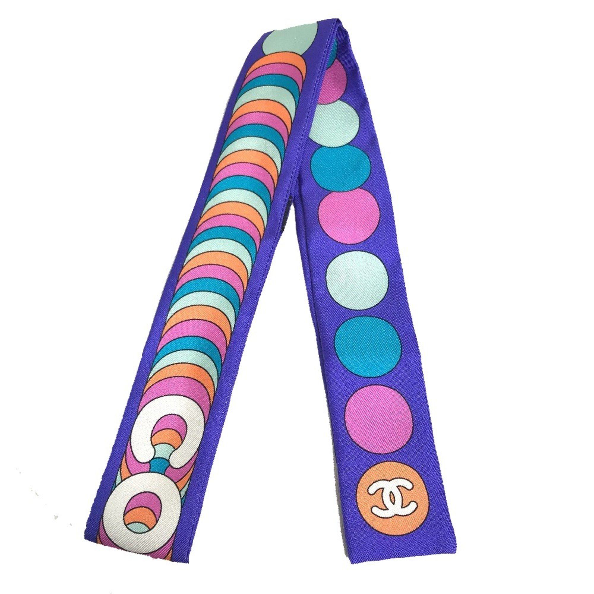 Chanel Chanel Bandeau Scarf Multicolore Size ONE SIZE - 1 Thumbnail