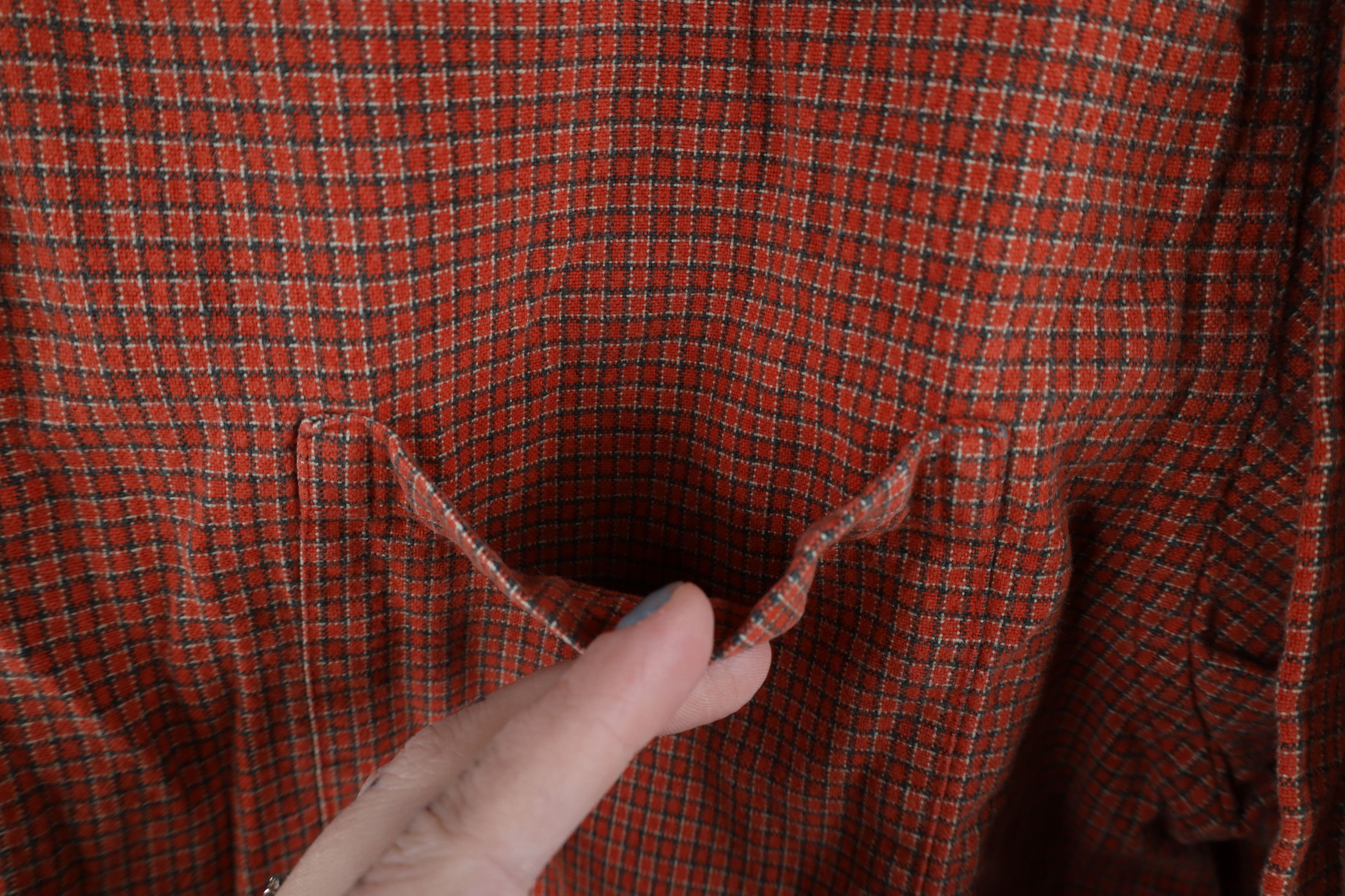 Gap × Vintage Vintage 90s Gap Heavyweight Collared Button Shirt Orange Size US M / EU 48-50 / 2 - 4 Thumbnail