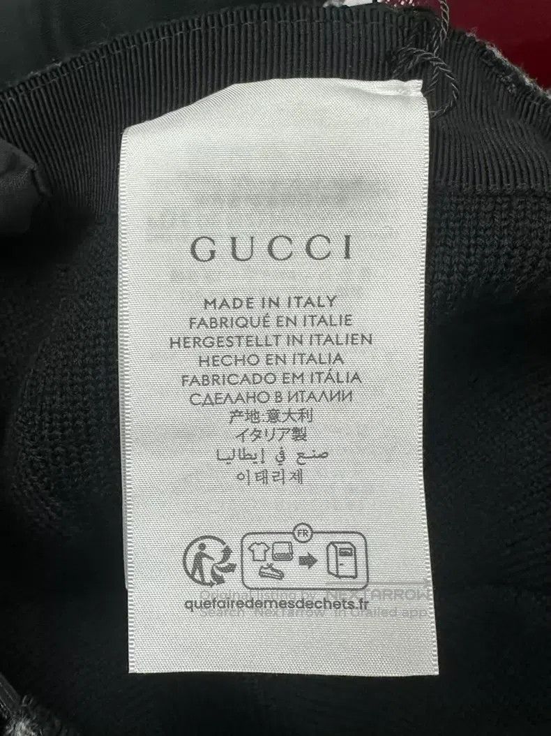 Gucci Gucci Dark gray double G full-print wool cap Size ONE SIZE - 6 Thumbnail