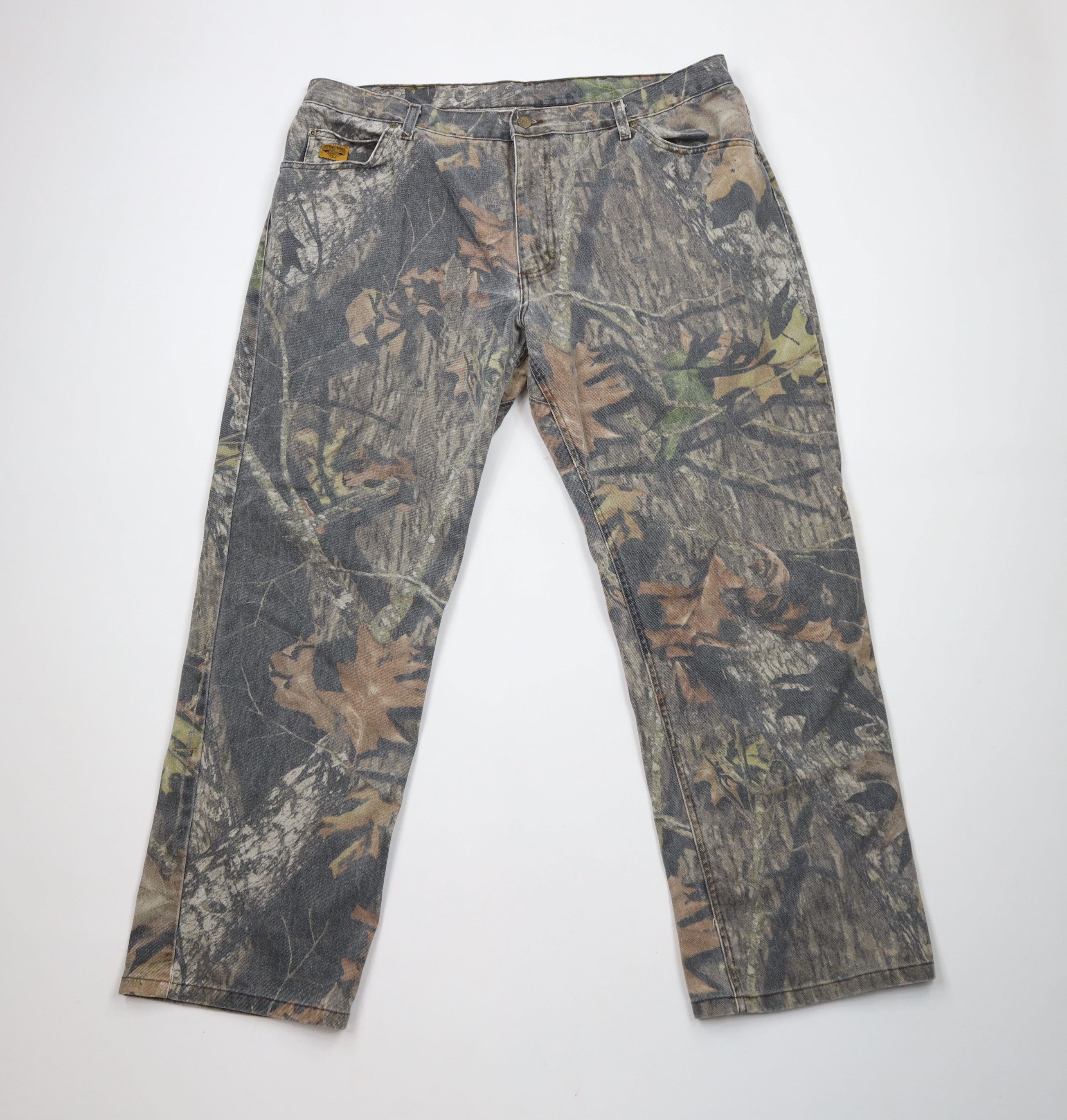 Vintage Vintage 90s Streetwear Camouflage Wide Leg Denim Jeans Size US 42 / EU 58 - 1 Thumbnail