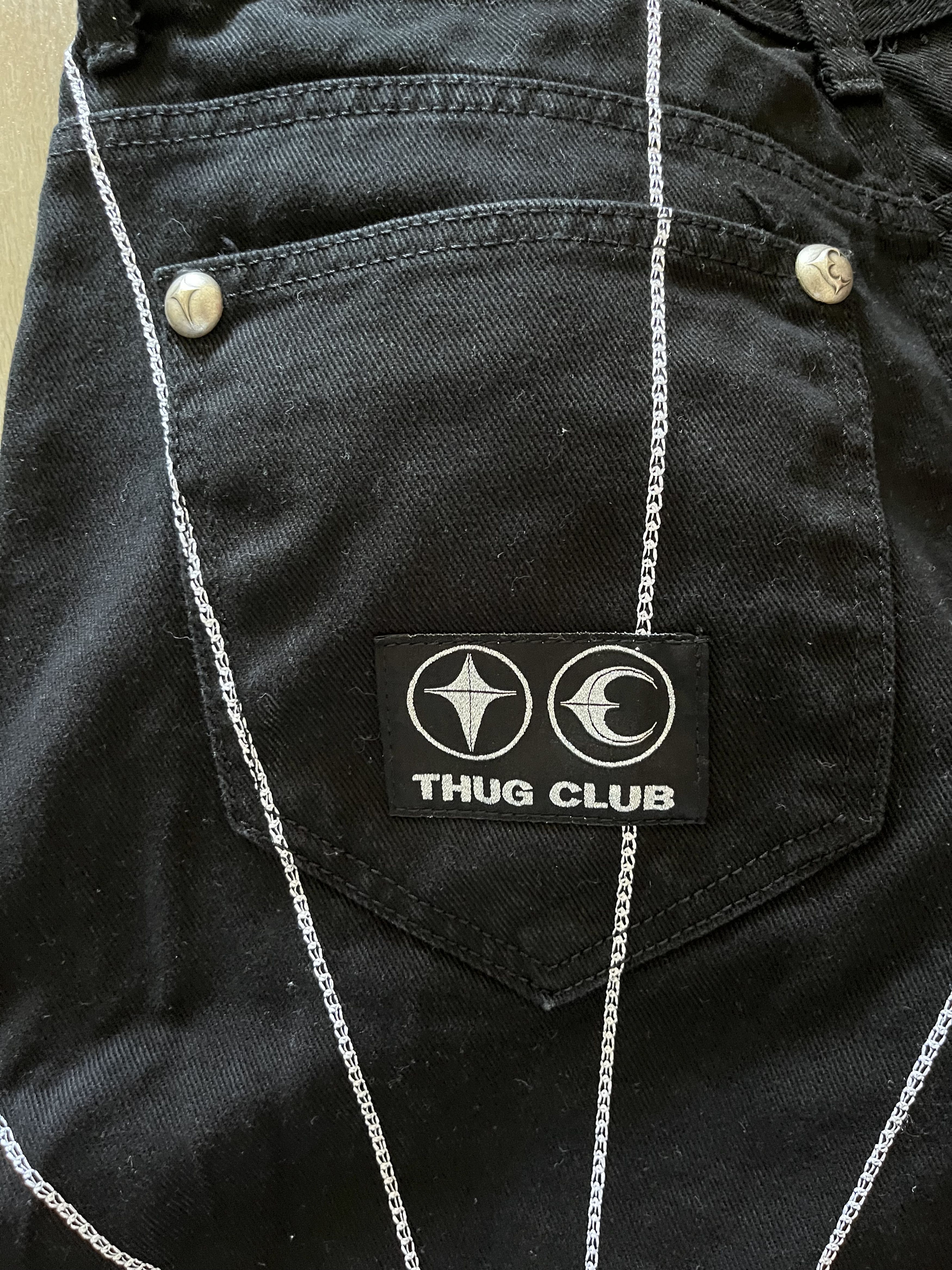 Other Thug Club Chain Stitch Denim Jeans Size US 32 / EU 48 - 6 Thumbnail