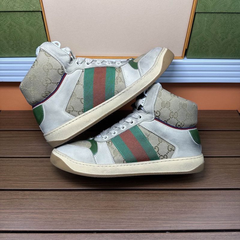Gucci Gucci Screener Vintage Sneakers for Men - Size US 8.5 / EU 41-42 - 6 Thumbnail