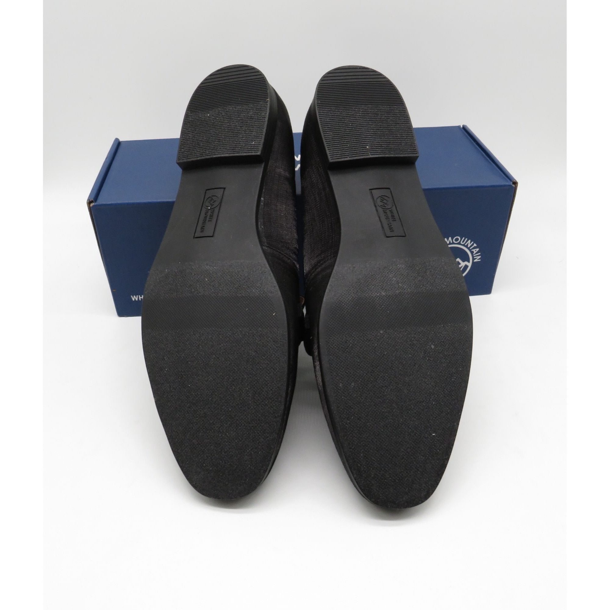 Other White Mountain Nooks Black Shimmer Horsebit Loafers Women's Size US 9.5 / IT 39.5 - 9 Thumbnail