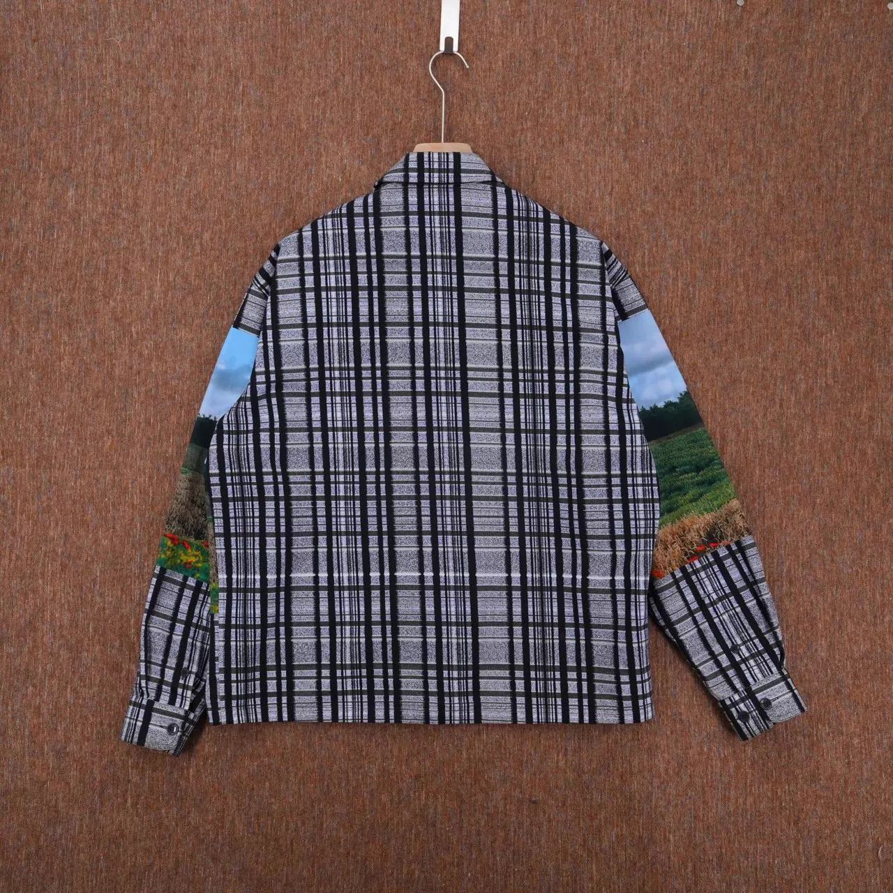 Louis Vuitton LV Landscape Photo Logo Oil Check Shirt Jacket XS Size US XS / EU 42 / 0 - 2 Thumbnail