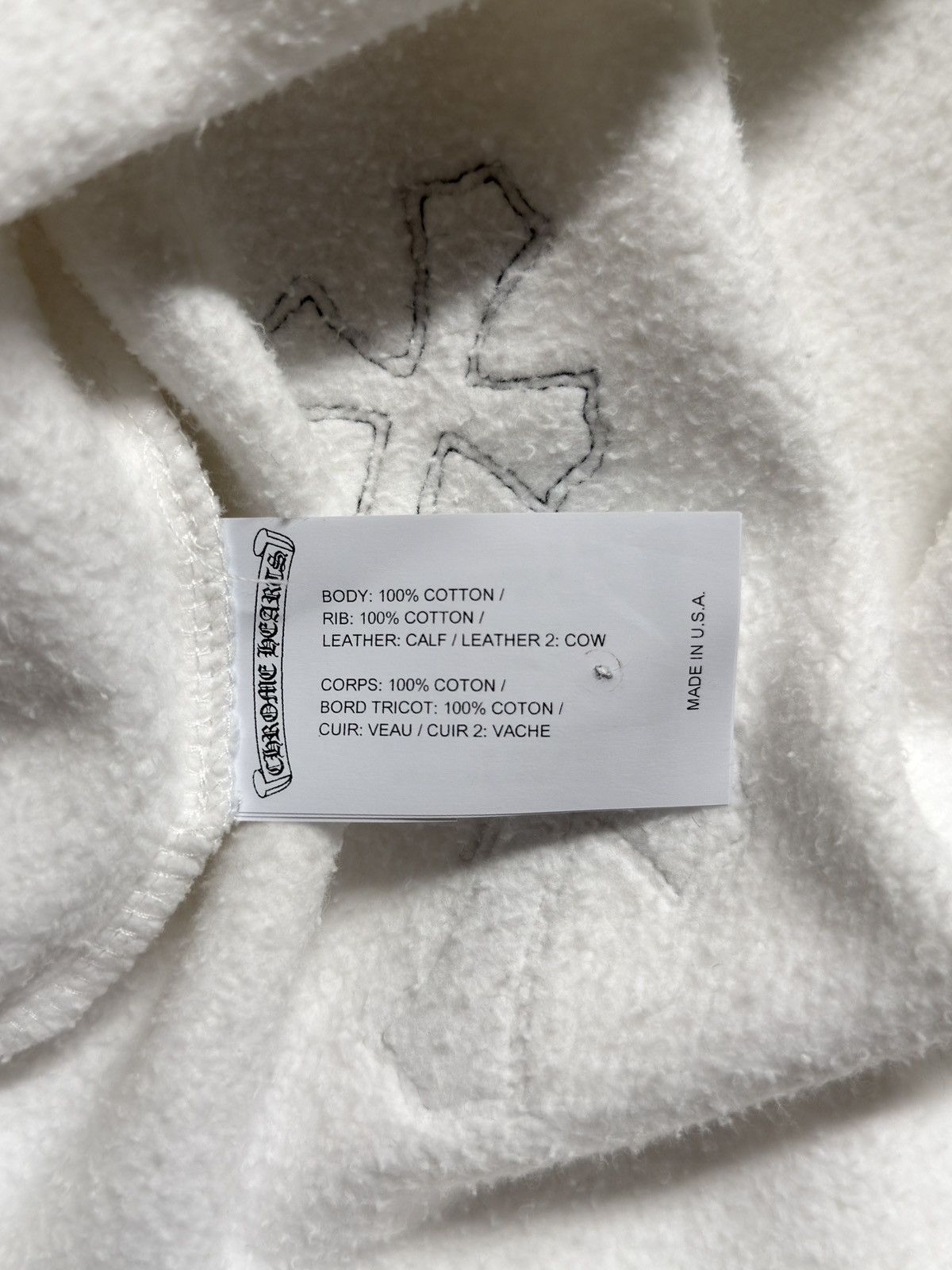 Chrome Hearts Chrome Hearts Leopard & White Patent Leather Patch Sweater Size US XS / EU 42 / 0 - 7 Thumbnail
