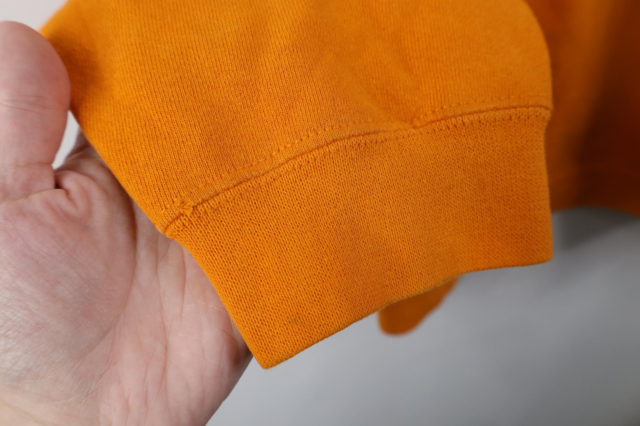 Adidas Vintage 90s Adidas Spell Out Center Logo Sweatshirt Orange Size US XL / EU 56 / 4 - 9 Thumbnail