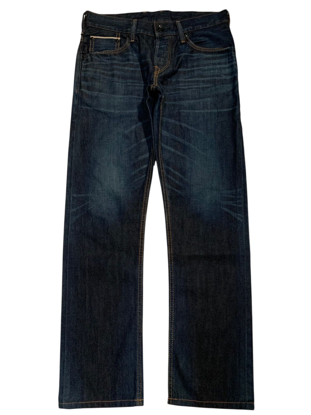 Edwin × If Six Was Nine × Kapital EDWIN SEN SELVEDGE BUCKLE BACK JAPANESE DISTRESSED DENIM Size US 31 - 2 Thumbnail
