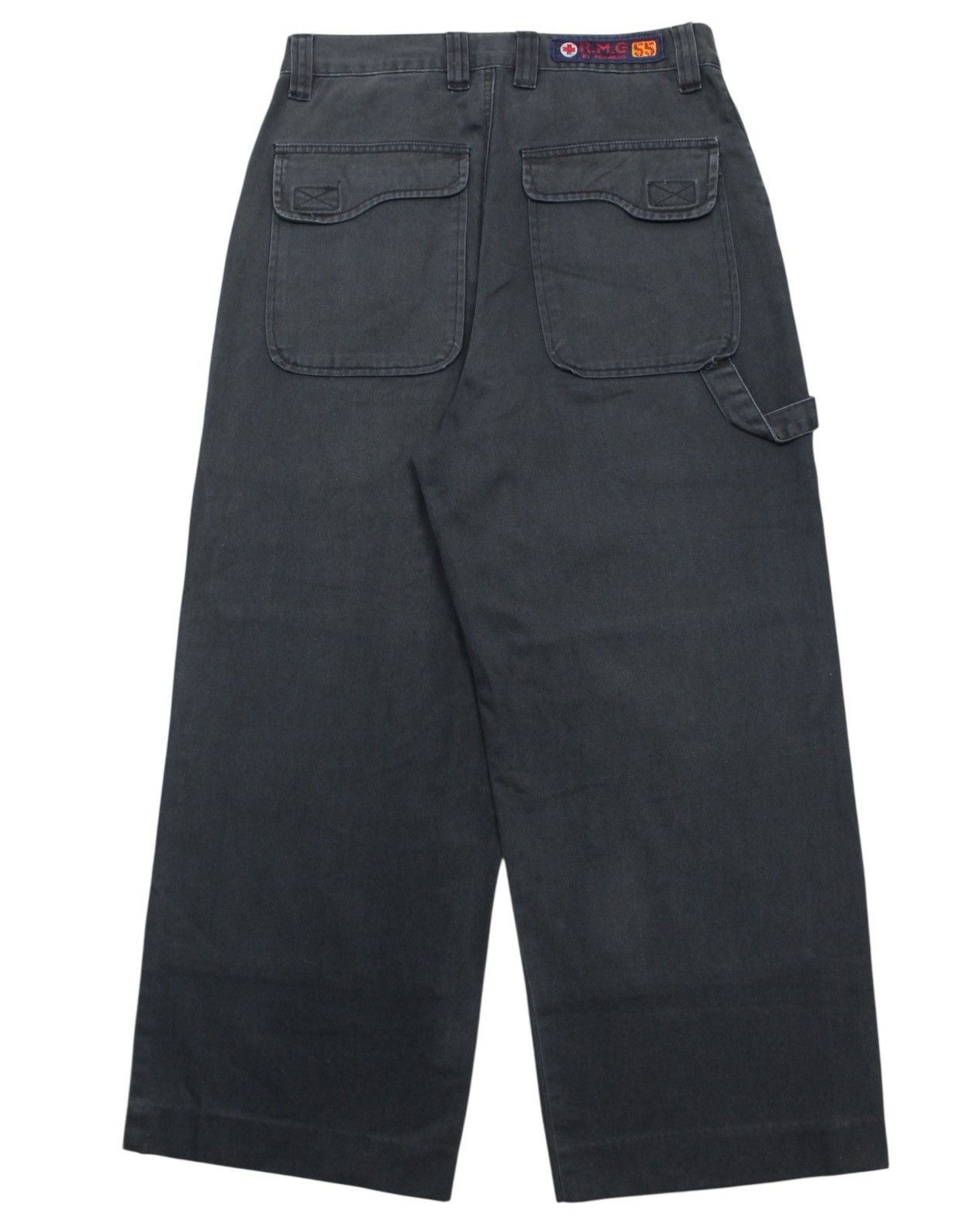 Hysteric Glamour 2000S R.M.G BY REMARGO BLACK DOUBLE KNEE WORK PANTS Size US 29 - 2 Thumbnail