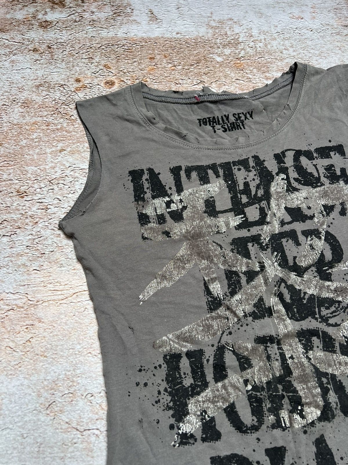 Vintage Vintage totally sexy distressed tank top Size S / US 4 / IT 40 - 3 Thumbnail
