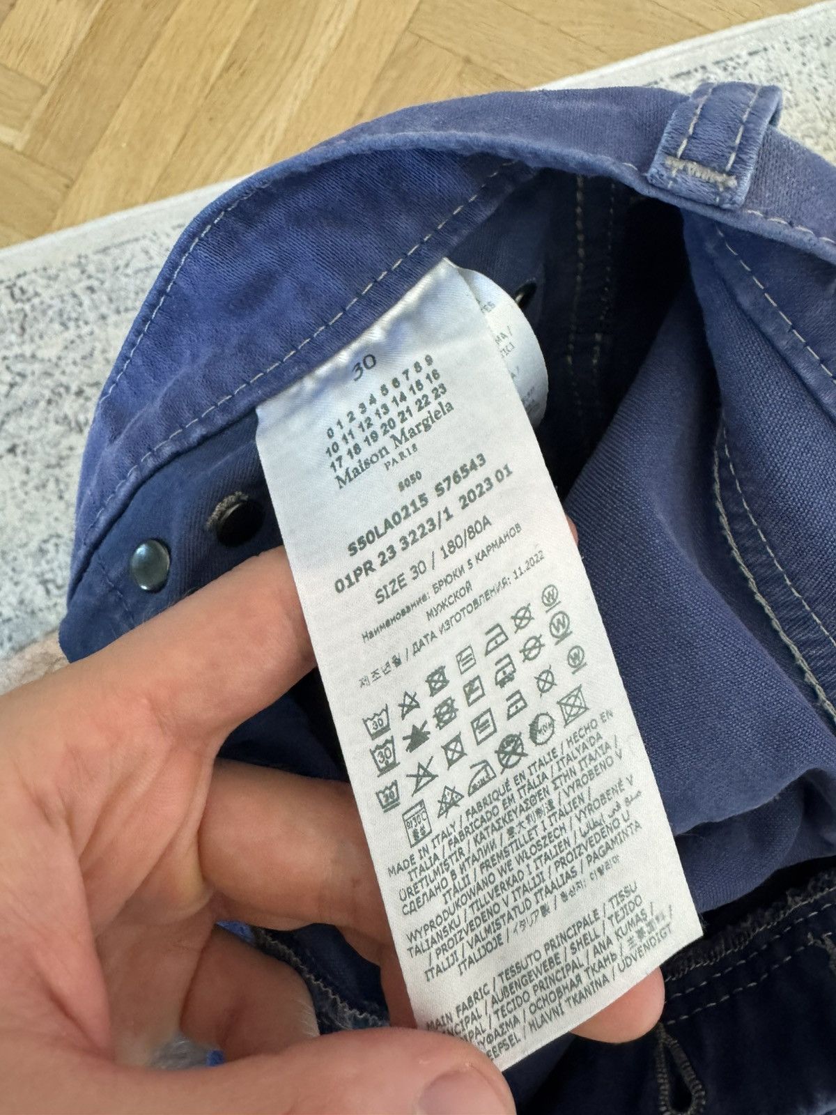 Maison Margiela Maison Margiela Blue Jeans Denim Pant Distressed Designer Size US 30 / EU 46 - 7 Thumbnail