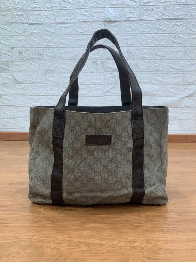 Gucci Vintage Gucci GG monogram canvas tote bag Size ONE SIZE - 1 Thumbnail