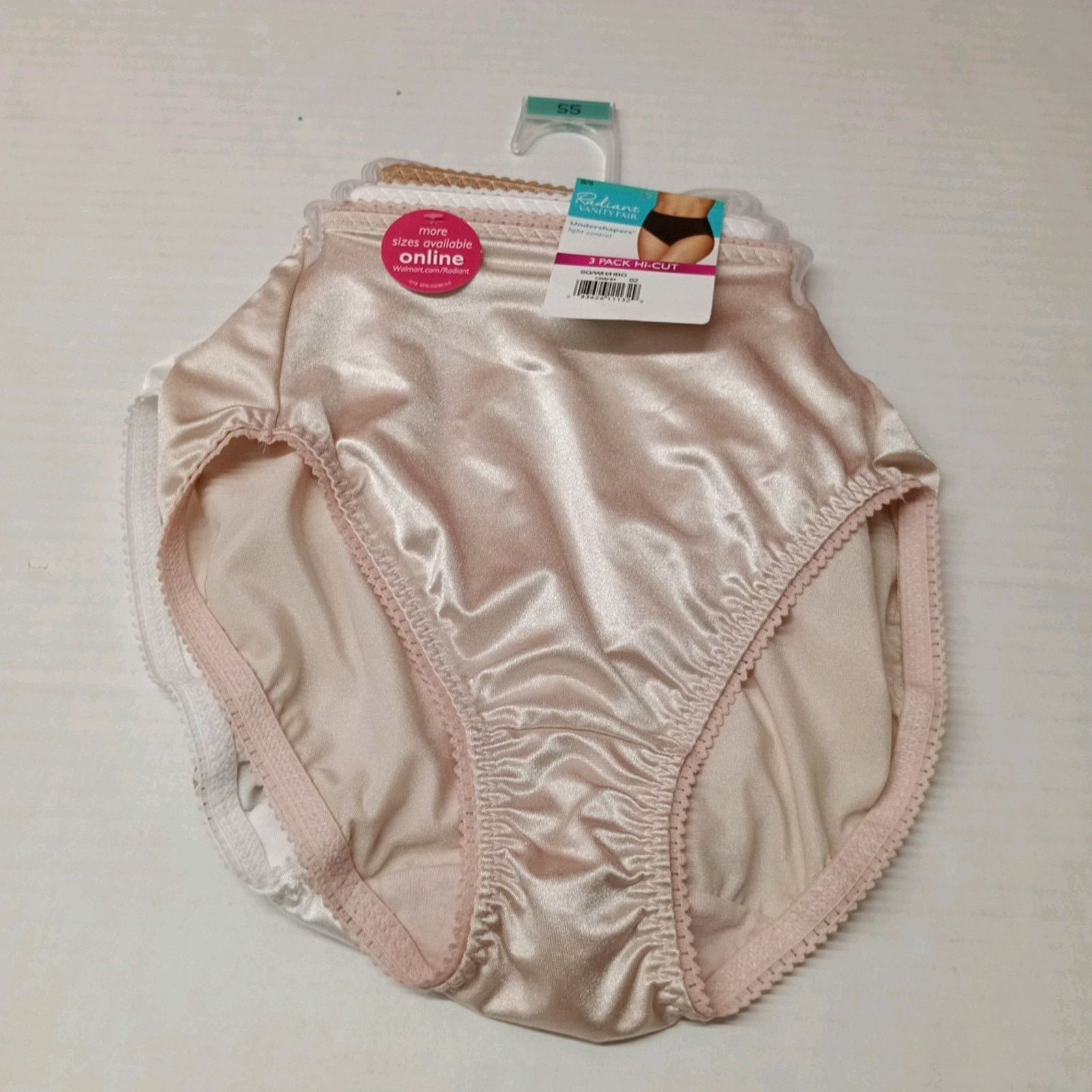Other Radiant Vanity Fair 3-Pack Hi-Cut Comfort Panties Size S/5 Size ONE SIZE - 1 Thumbnail