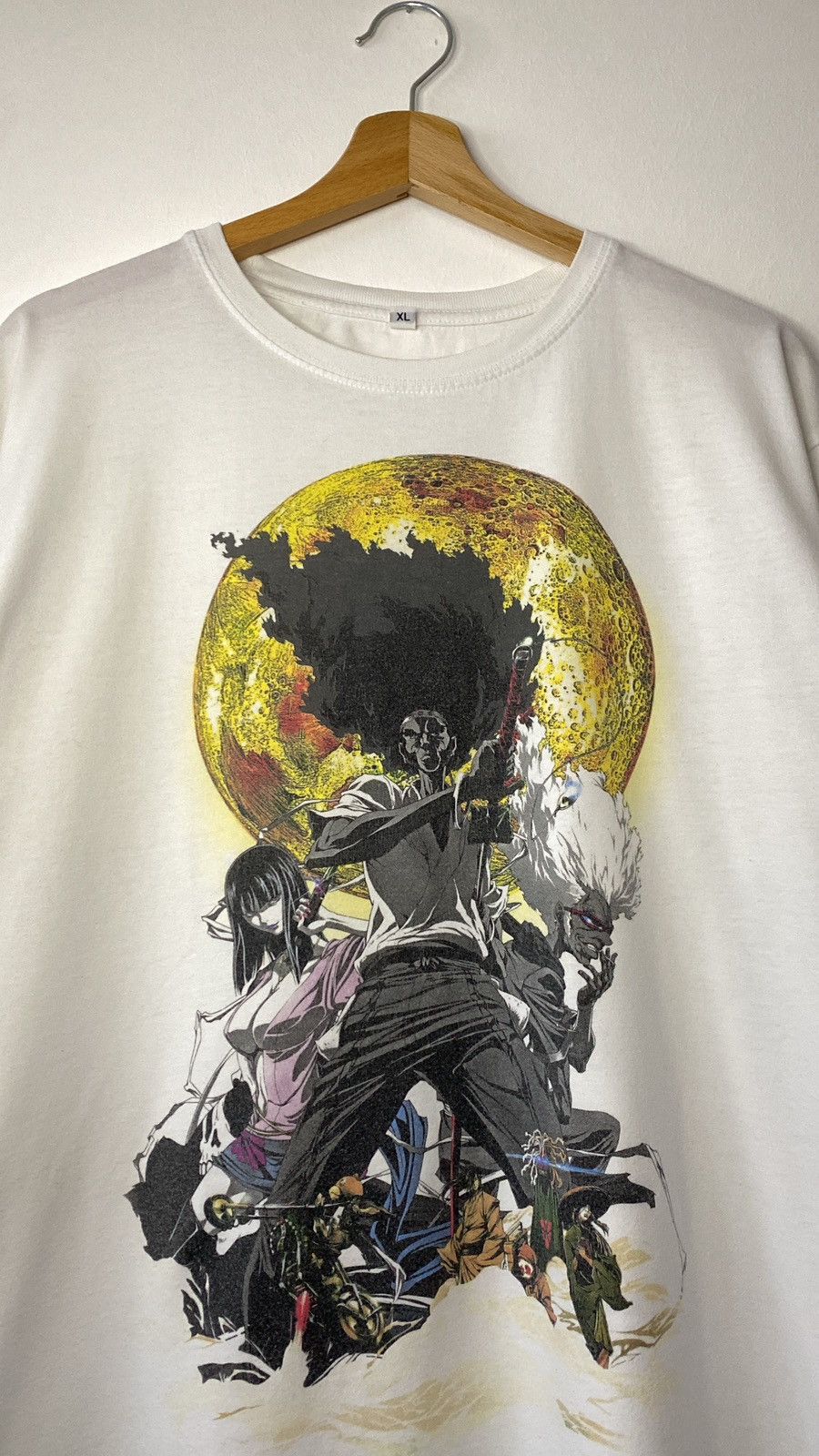 Vintage Vintage 00s Afro Samurai T-shirt Size US XL / EU 56 / 4 - 2 Thumbnail