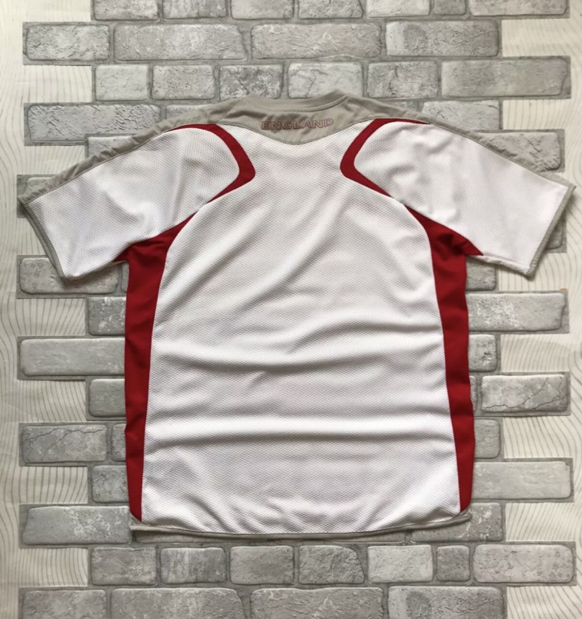 Umbro × Vintage ENGLAND 2005 2007 NATIONAL TRAINING FOOTBALL SHIRT Size US XL / EU 56 / 4 - 5 Thumbnail