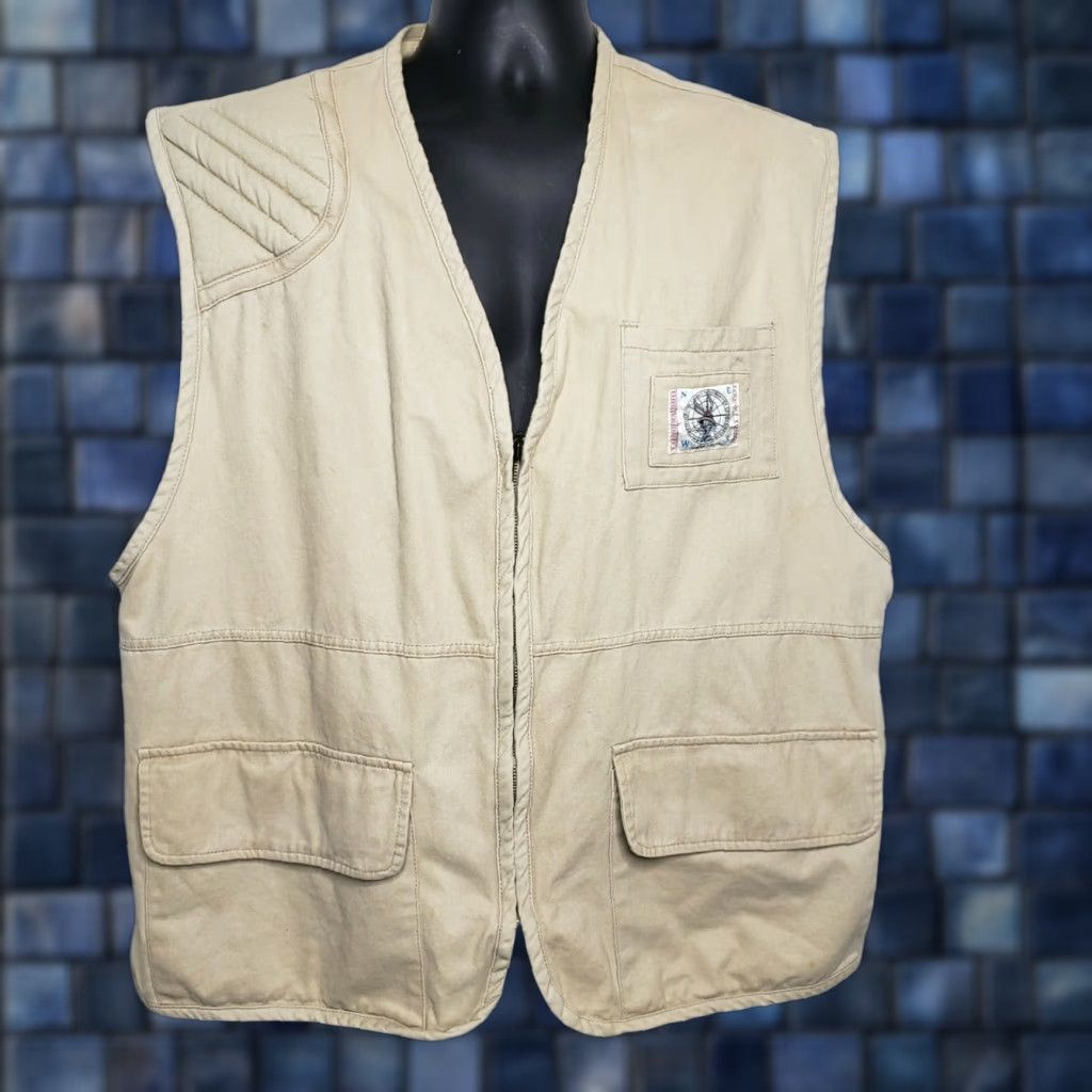 Acme Clothing VINTAGE Acme Clothing Embroidered Taz Tweety Bugs Bunny Hunting Khaki Vest L/XL Men Size US L / EU 52-54 / 3 - 1 Thumbnail
