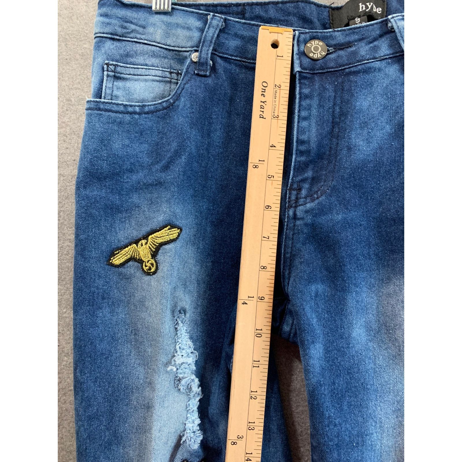 Other HYPE Jeans Women Size 9 Blue Denim Jeans Size 30" / US 8 / IT 44 - 5 Thumbnail