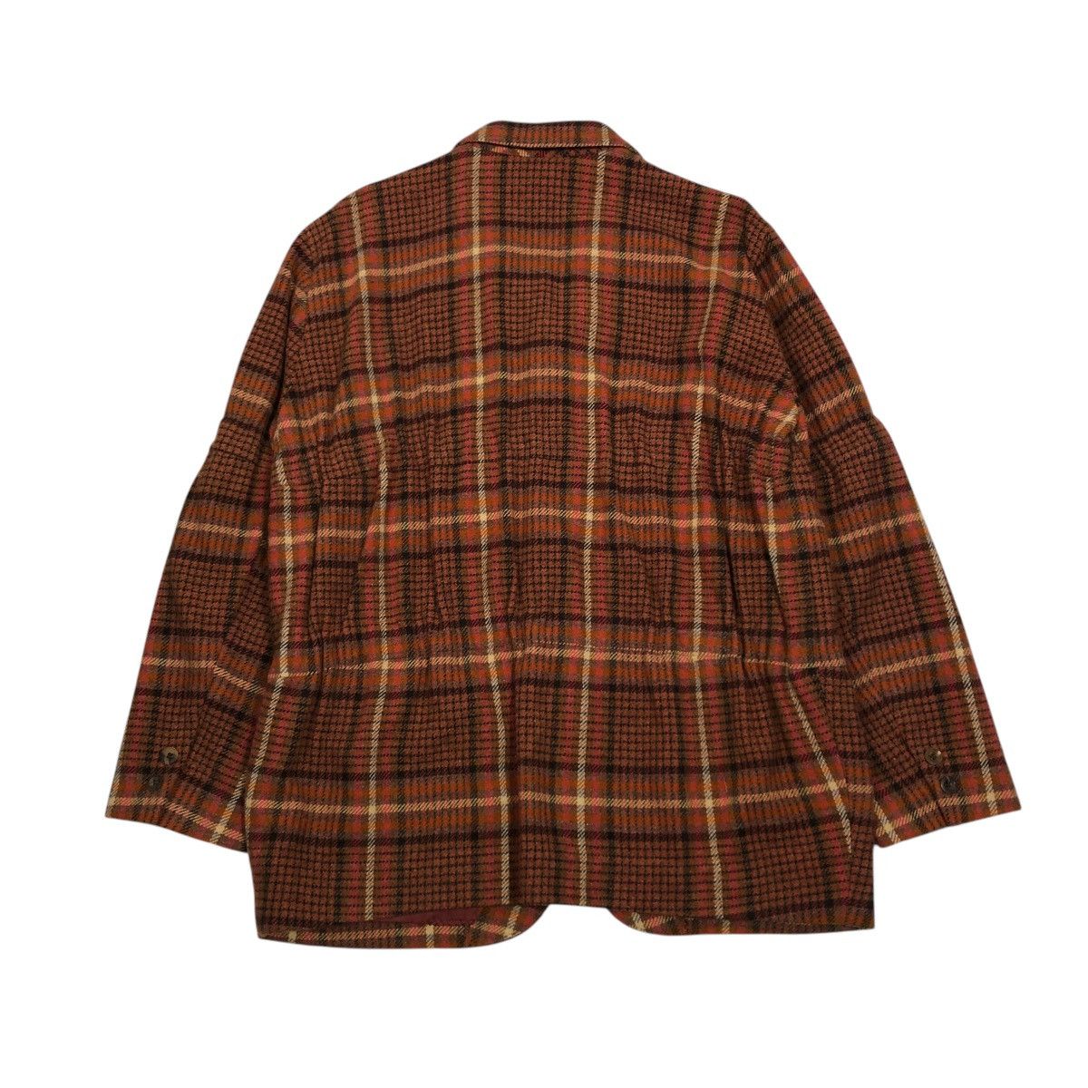 Issey Miyake 🔥VINTAGE ISSEY MIYAKE WOOL CHORE JACKET TARTAN DESIGN Size US M / EU 48-50 / 2 - 2 Thumbnail