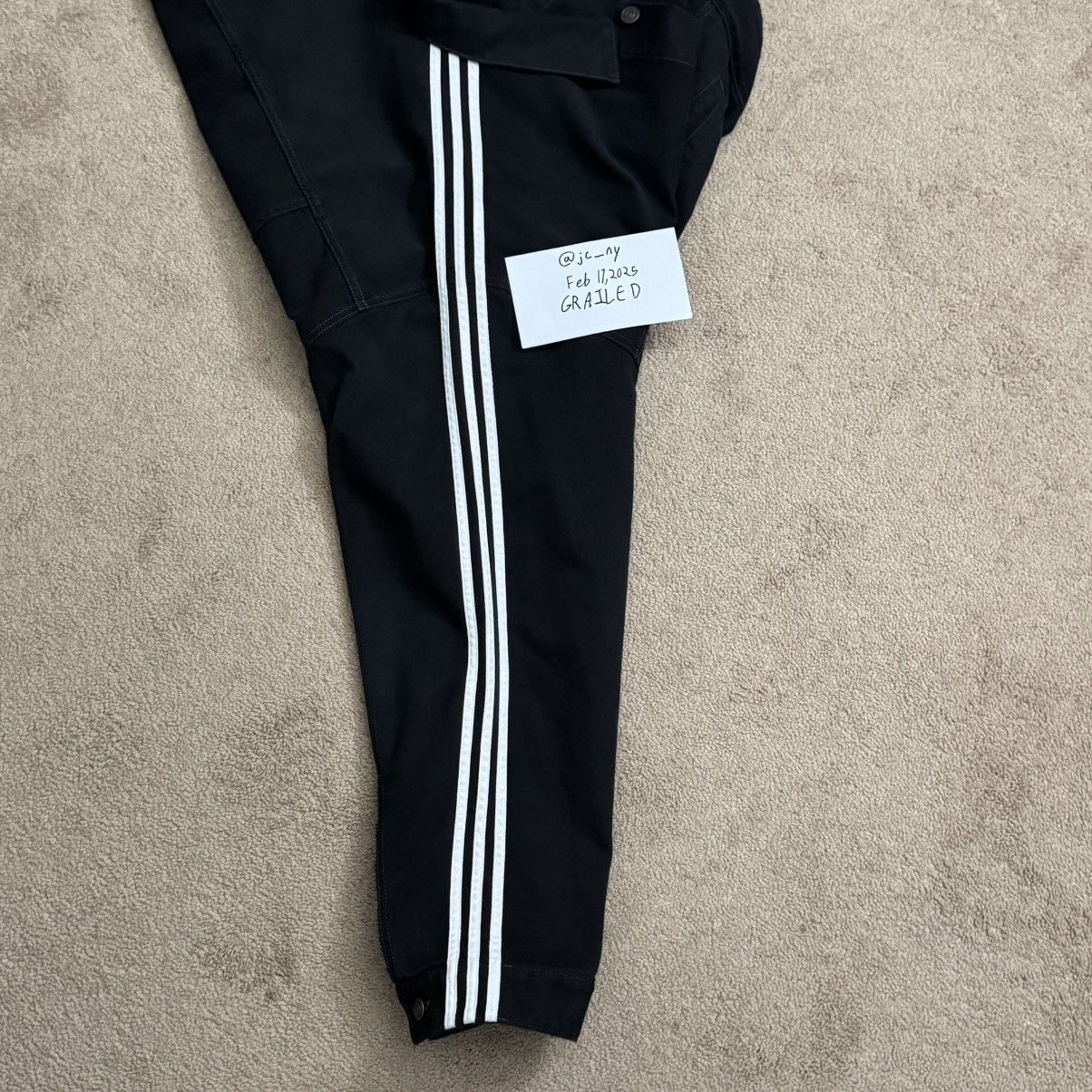 Balenciaga Balenciaga x Adidas Oversized Black Denim Jacket Size US XL / EU 56 / 4 - 10 Thumbnail
