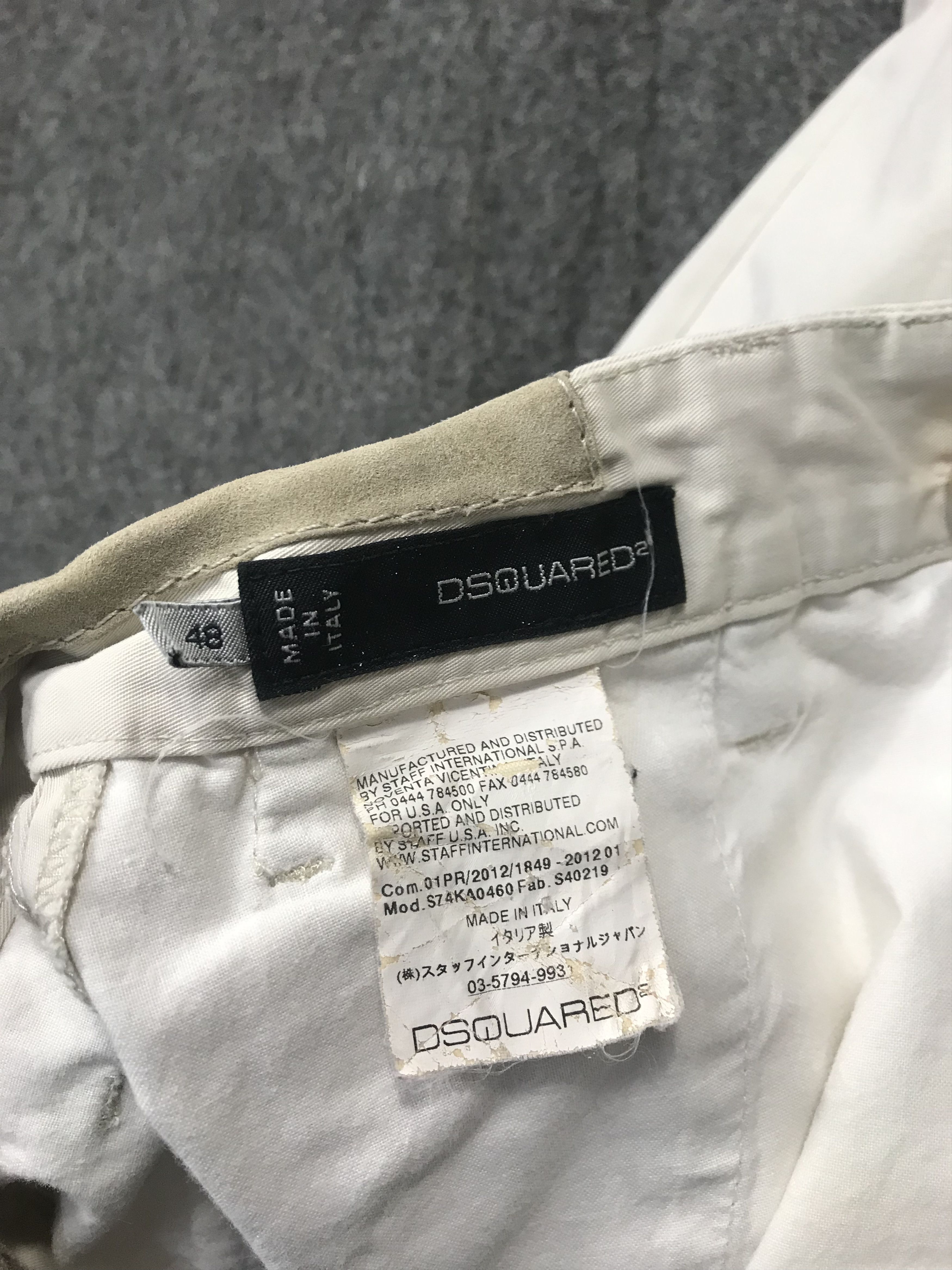 Dsquared2 Dsquared2 Italian Designer Beige Chino Pant Slack Trouser Size US 31 - 7 Thumbnail