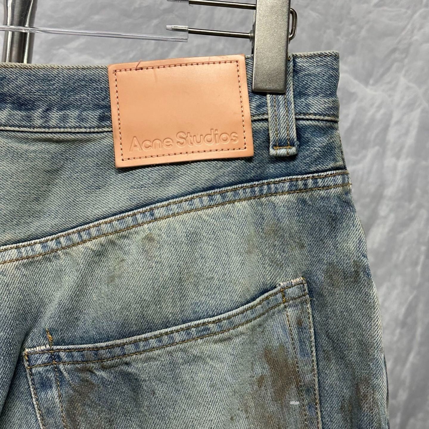 Acne Studios Acne Studios FW25 Dirty Baggy Jeans Size US 32 / EU 48 - 3 Thumbnail