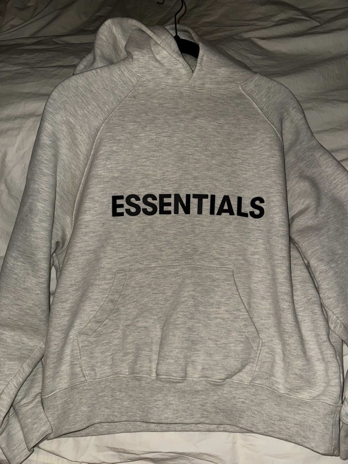 image of Essentials Logo Hoodie Oatmeal, Men's (Size XS)