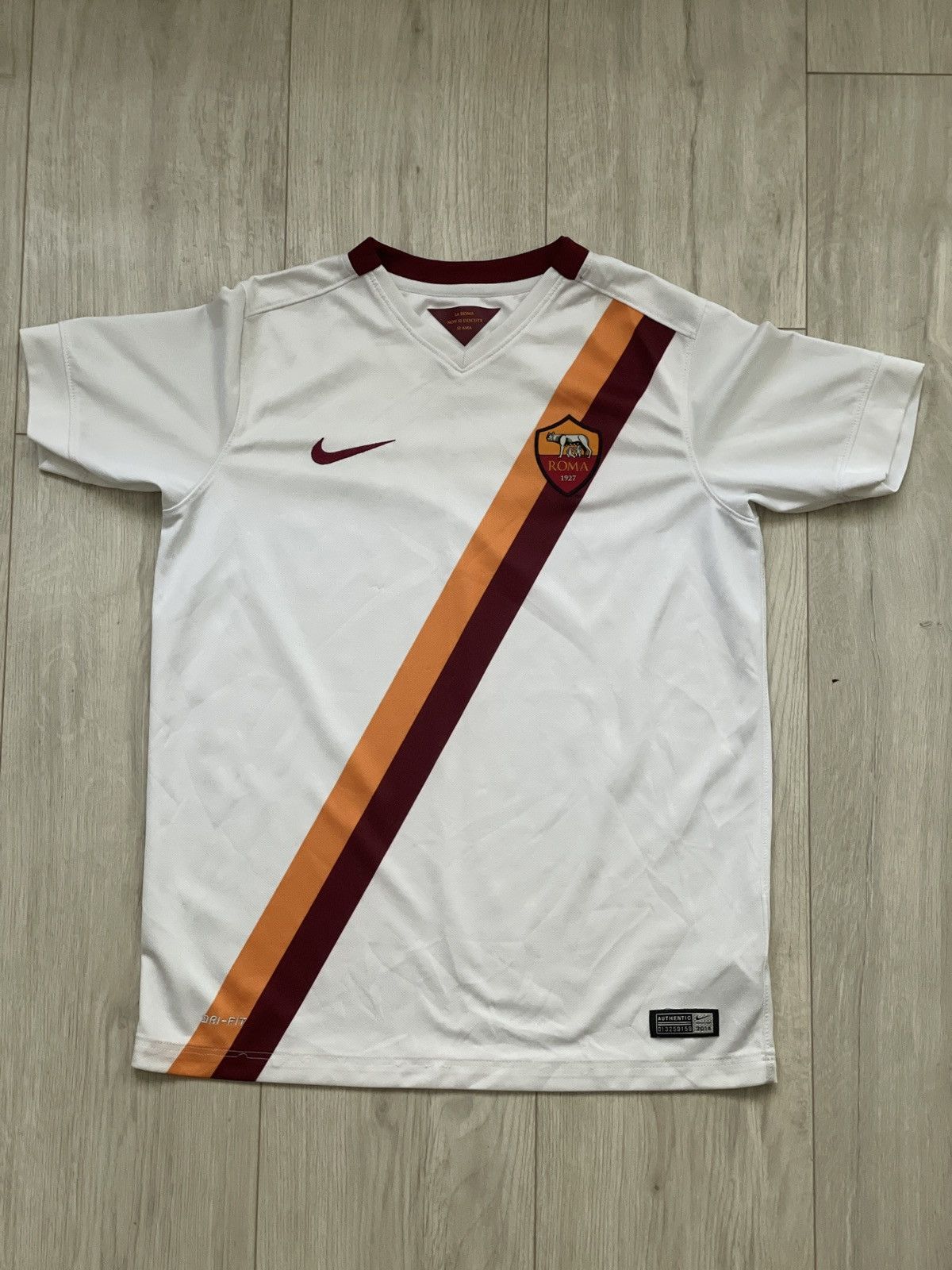 image of Roma 2014 Nike Vintage Sport T-Shirt L in White, Men's (Size Large)