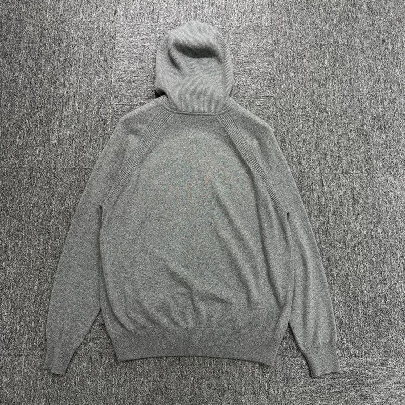 Loro Piana loro piana Gray cashmere hooded sweatshirt 2505-Nextarrow Size US L / EU 52-54 / 3 - 5 Thumbnail