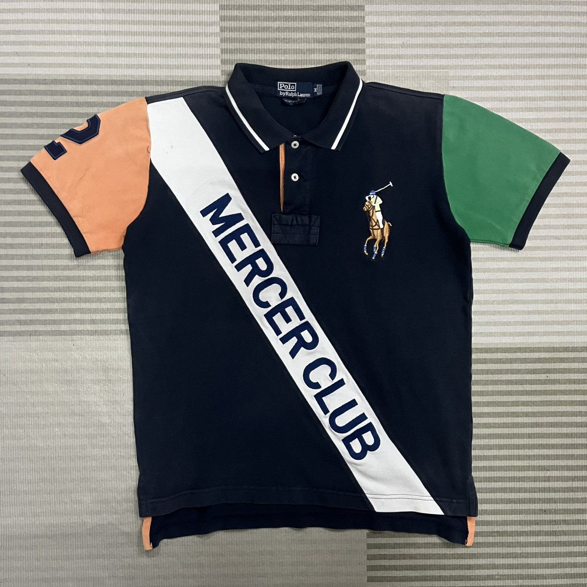 Polo Ralph Lauren Vintage Polo Ralph Lauren "Mercer Club" Polo Shirt Size US M / EU 48-50 / 2 - 1 Thumbnail