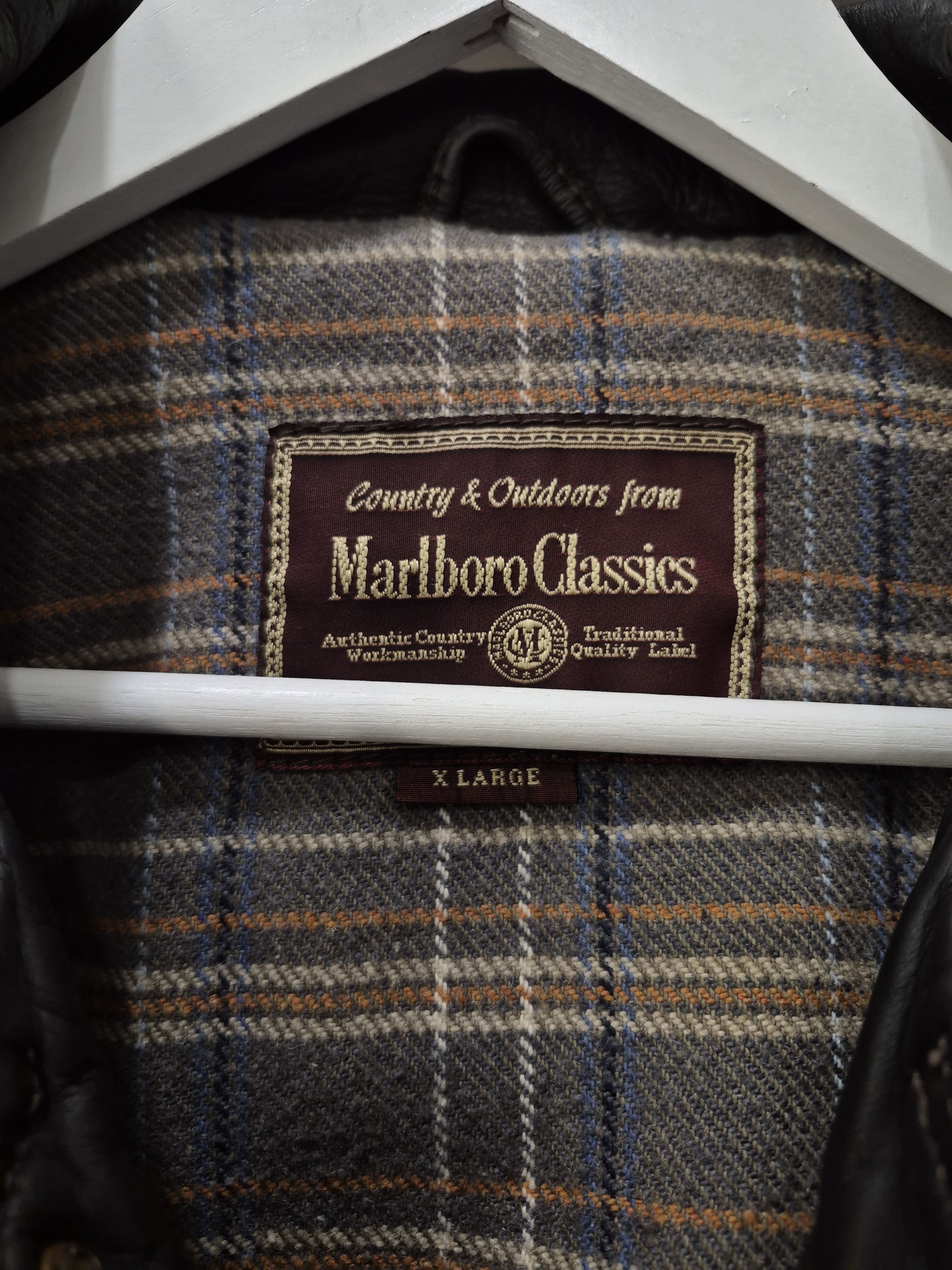 Marlboro Classics Marlboro vintage rare men trucker leather jacket Size US XL / EU 56 / 4 - 4 Thumbnail