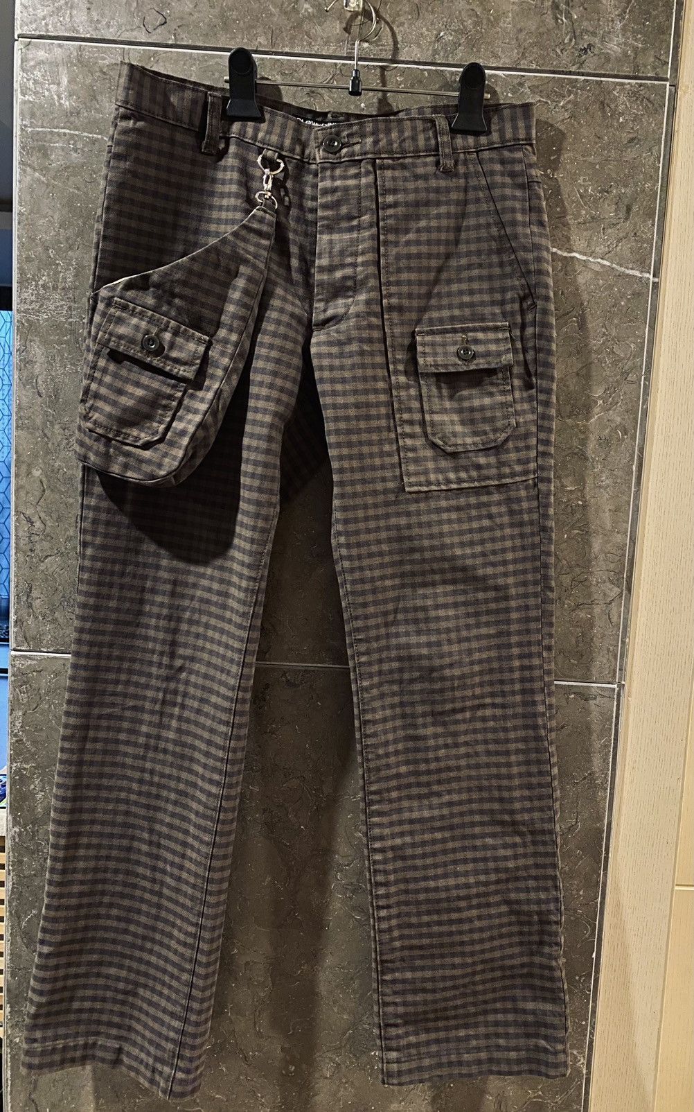 Japanese Brand Slow gun bondage pocket cargo pants Size US 31 - 1 Thumbnail