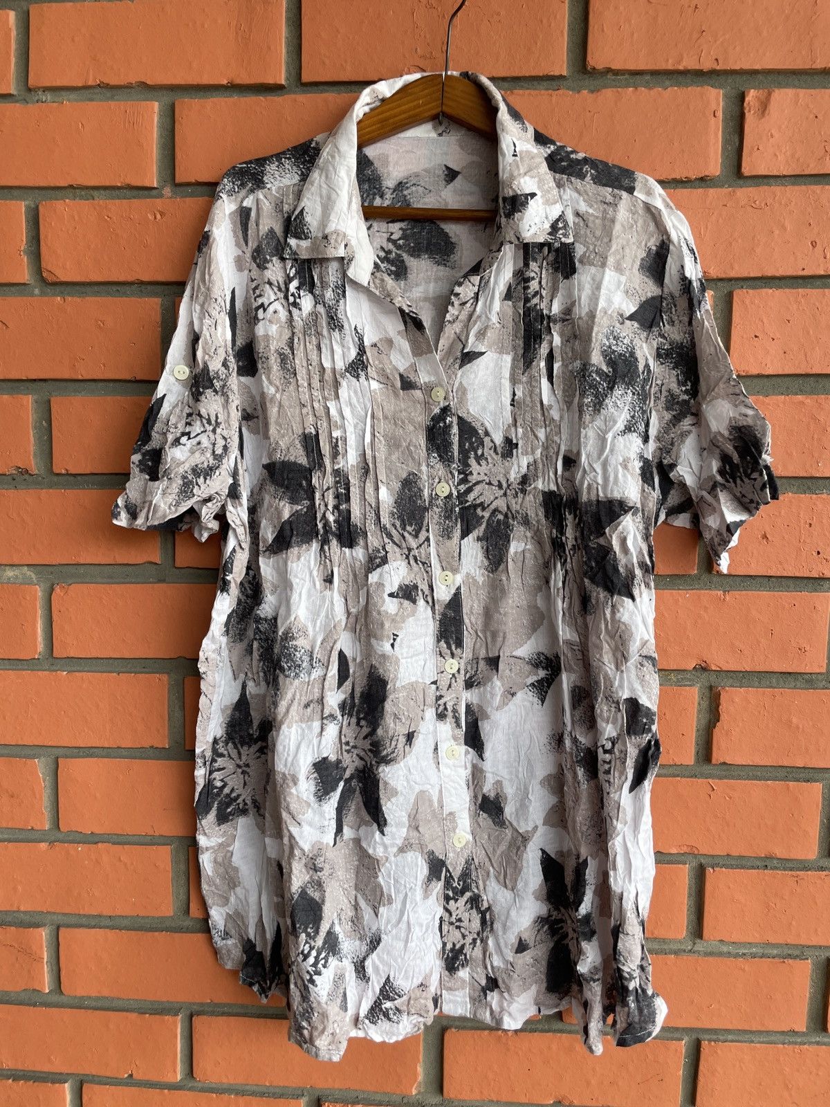 Japanese Brand Vintage All Over Printed Floral Motive Hawaiian Menswear M Size US M / EU 48-50 / 2 - 2 Thumbnail