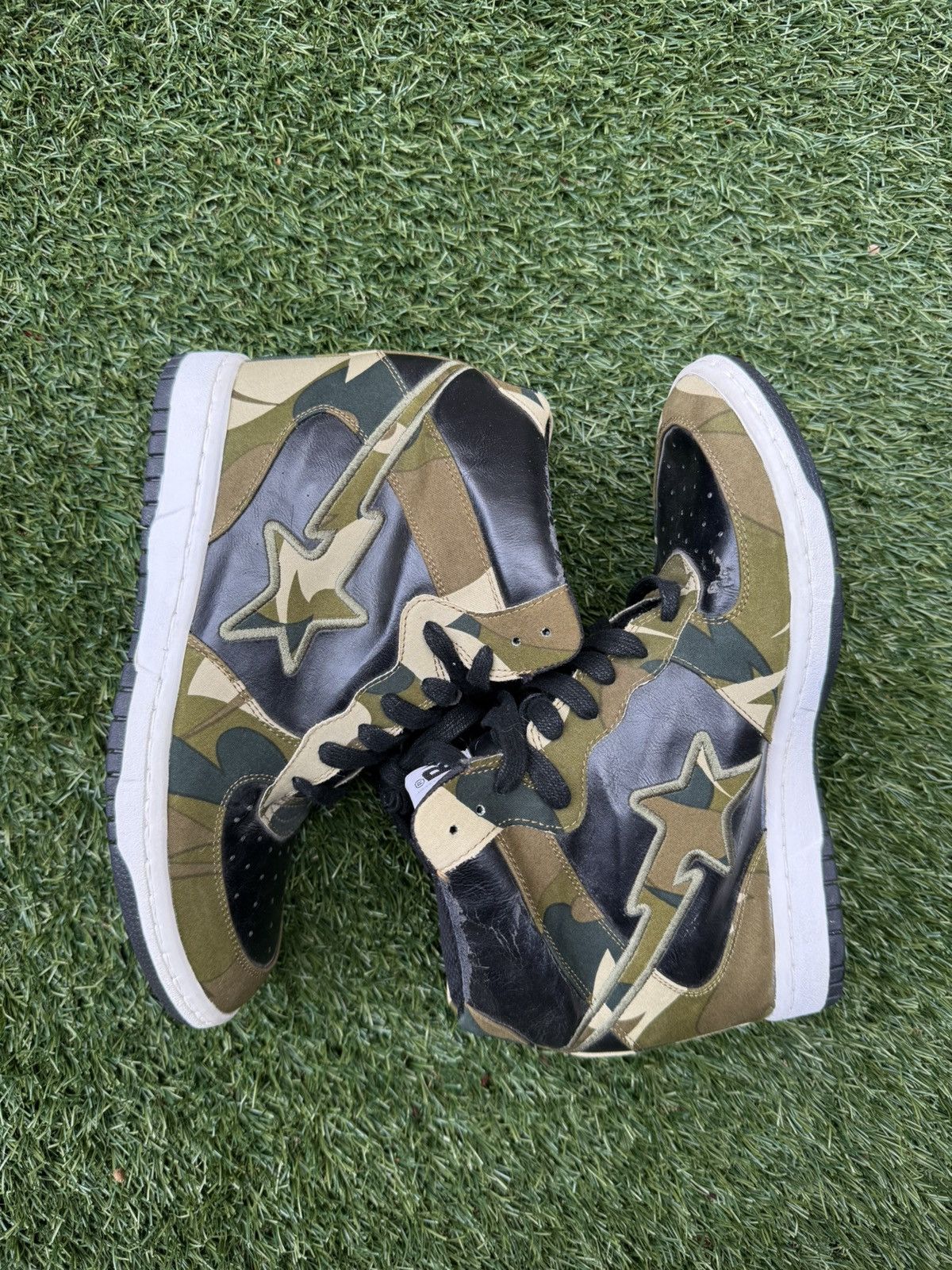 Bape A Bathing Ape BAPE STA HI Camo Black Sneakers Size 5.5 Size US 5.5 / IT 35.5 - 2 Thumbnail