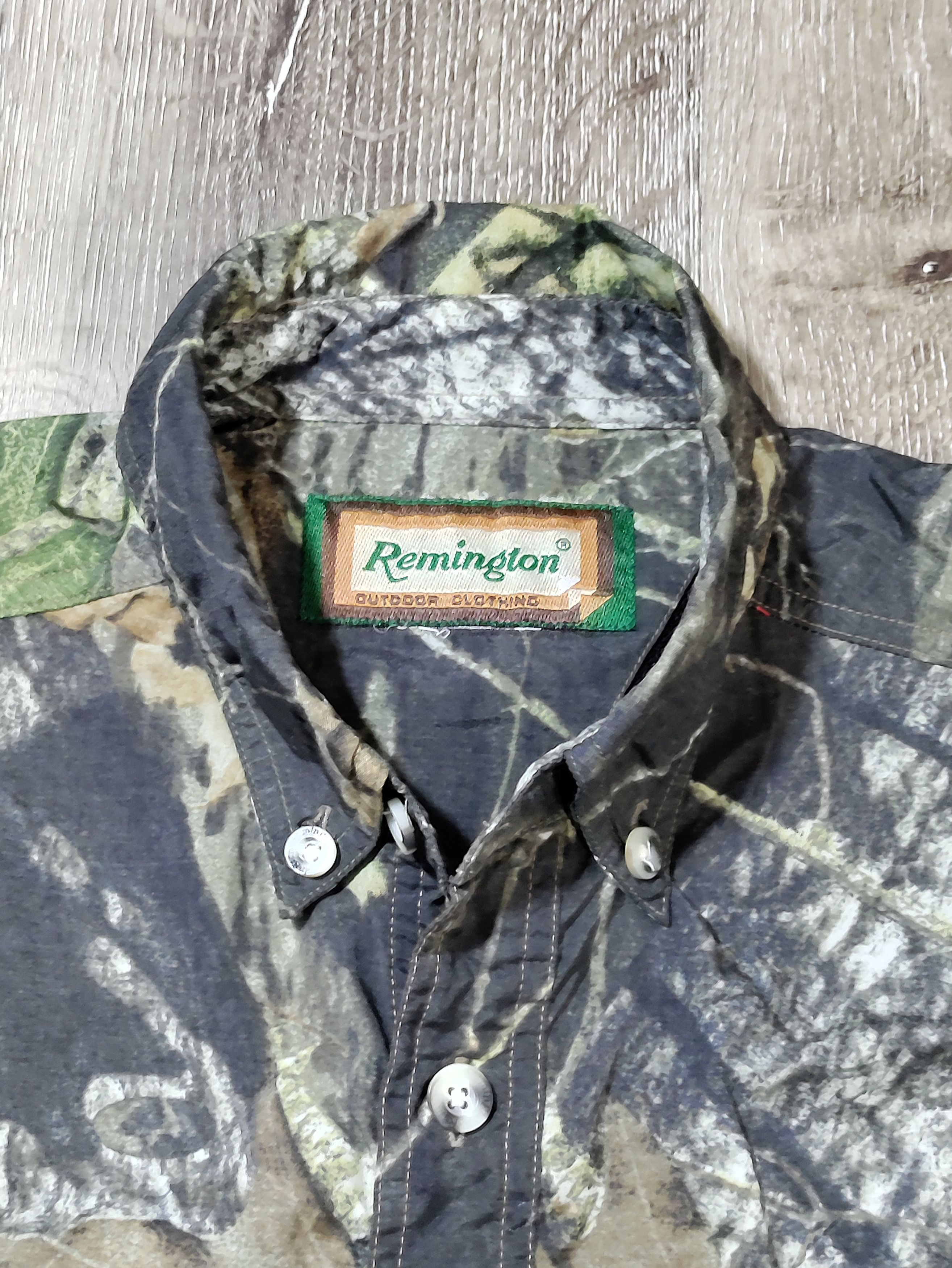 Vintage Remington Mens Vented Shirt Size US L / EU 52-54 / 3 - 6 Thumbnail