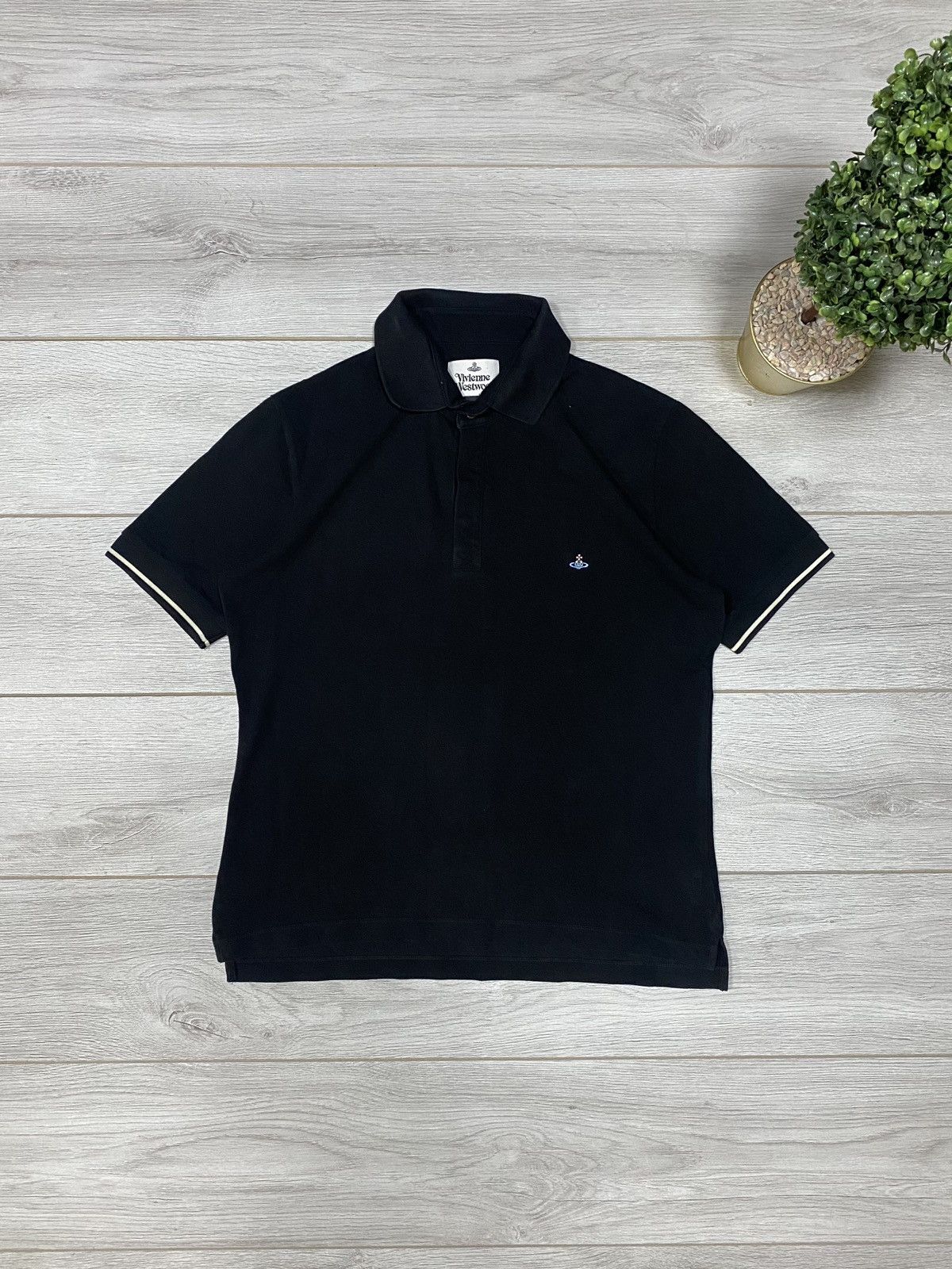 Vivienne Westwood Vivienne Westwood vintage small orb polo stripes Size US XL / EU 56 / 4 - 1 Thumbnail
