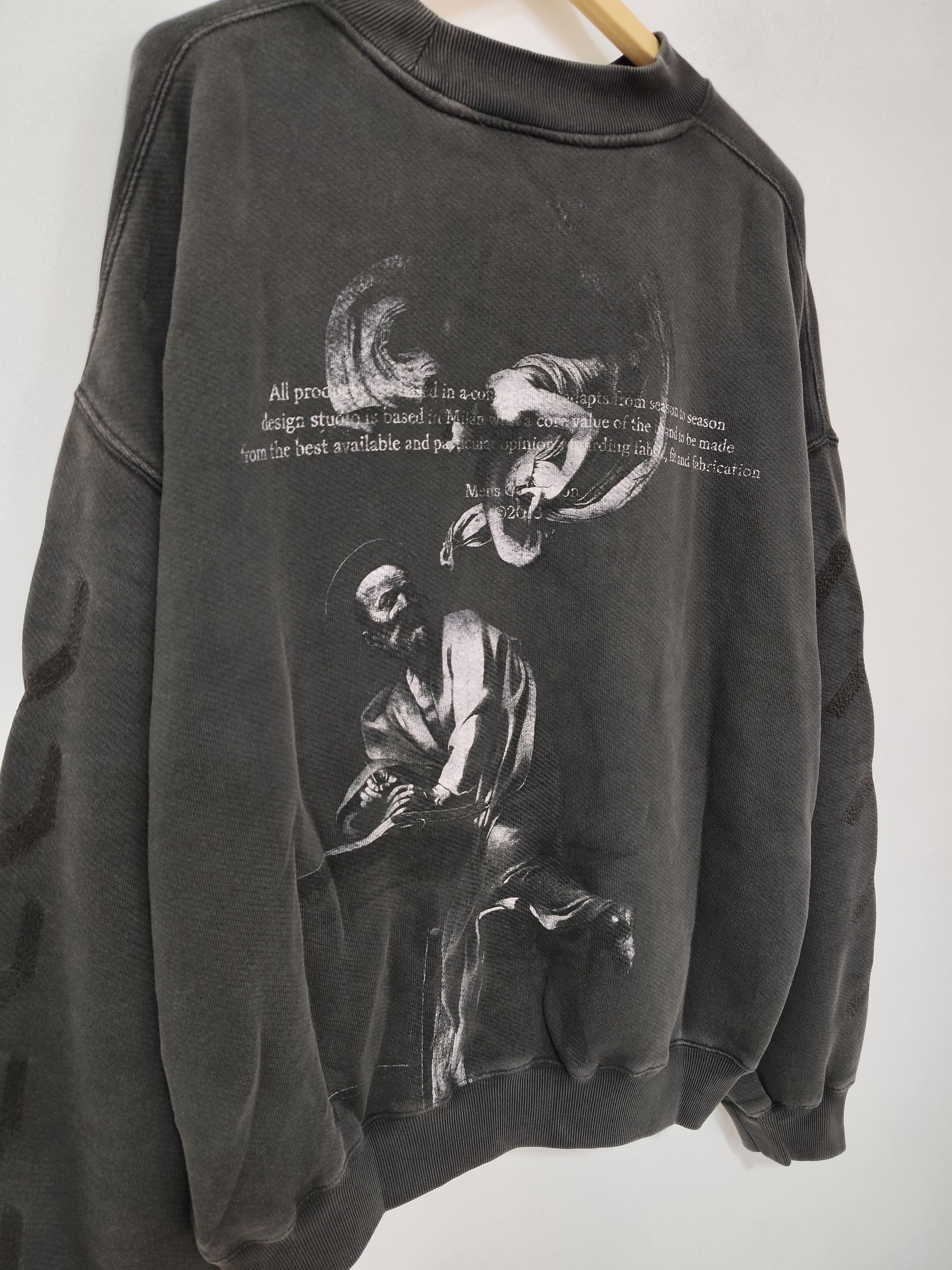 Off-White Off-White S. Matthew Over Crewneck Size US XL / EU 56 / 4 - 4 Thumbnail