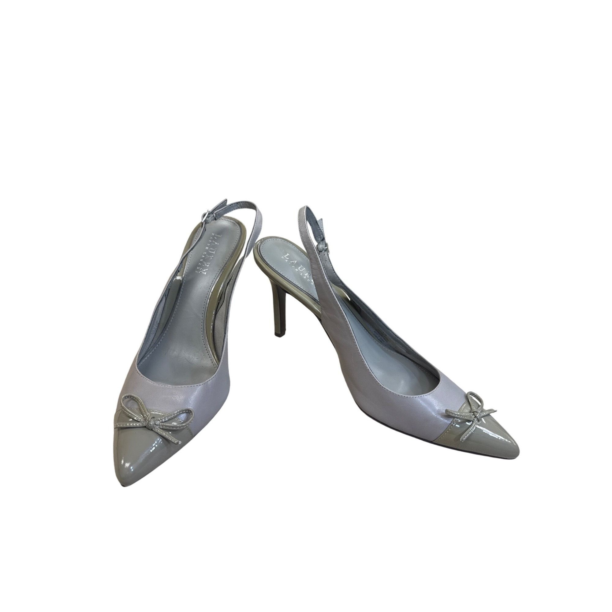 Lauren Ralph Lauren Lauren Ralph Lauren Womens Gray-Green Heels Size 9.5B SKU 82 Size US 9.5 / IT 39.5 - 1 Thumbnail