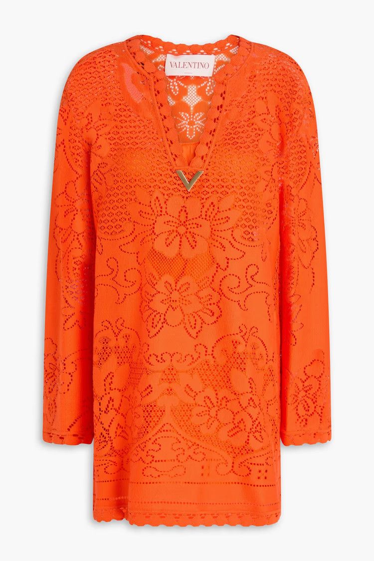 Valentino o1y0326 Blouse in Orange Size S / US 4 / IT 40 - 1 Thumbnail