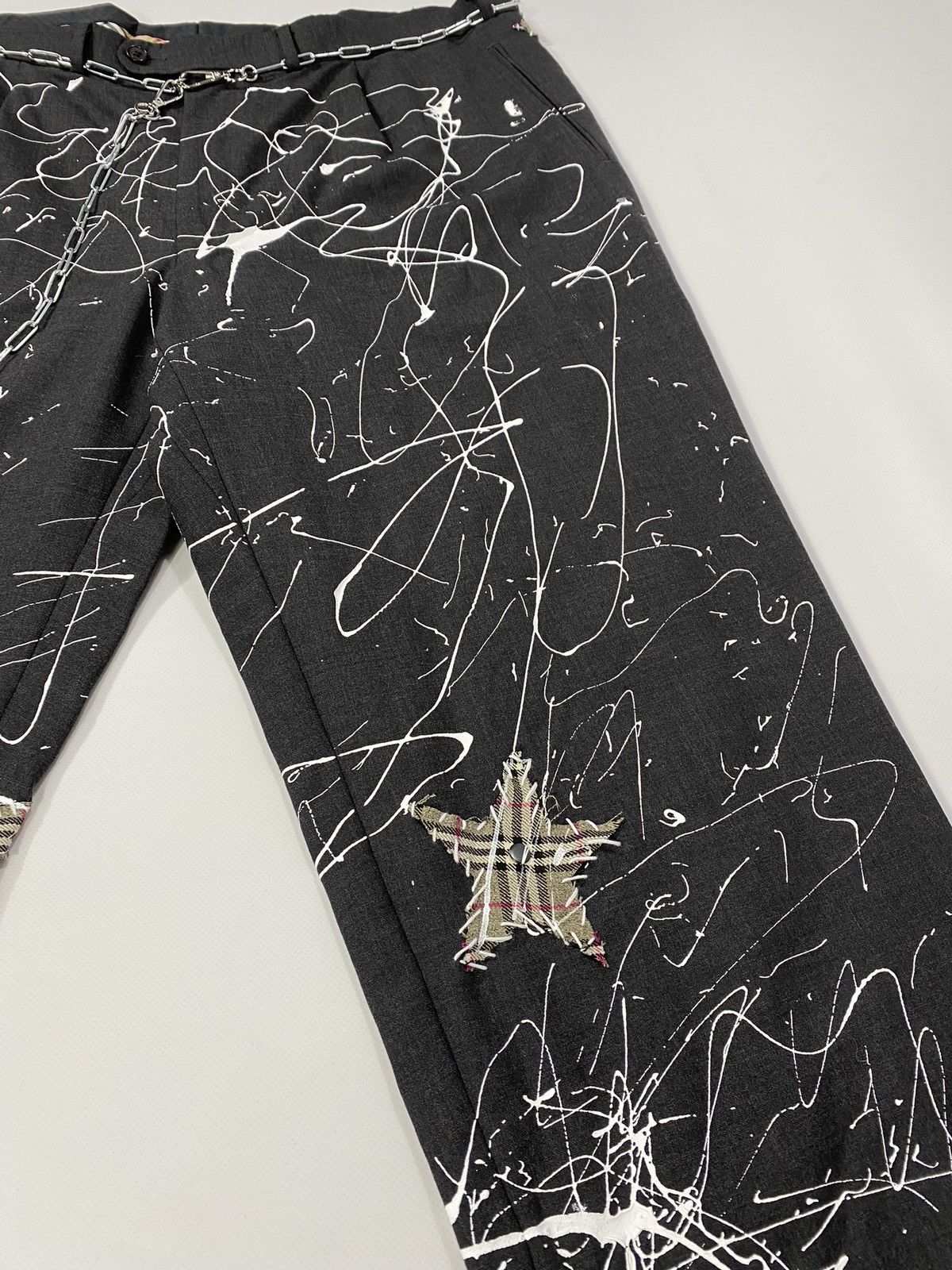 Vintage 🔥LASTDROP🔥 Burberry Nova Check Baker Painted Chain Oversized Size US 38 / EU 54 - 7 Thumbnail