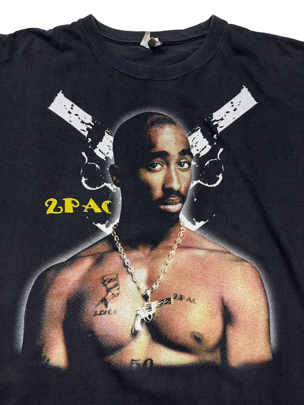 Rap Tees Vintage 90s 2Pac Bootleg Rap Tee Single Stitch Snoop Dogg Size US XL / EU 56 / 4 - 4 Thumbnail