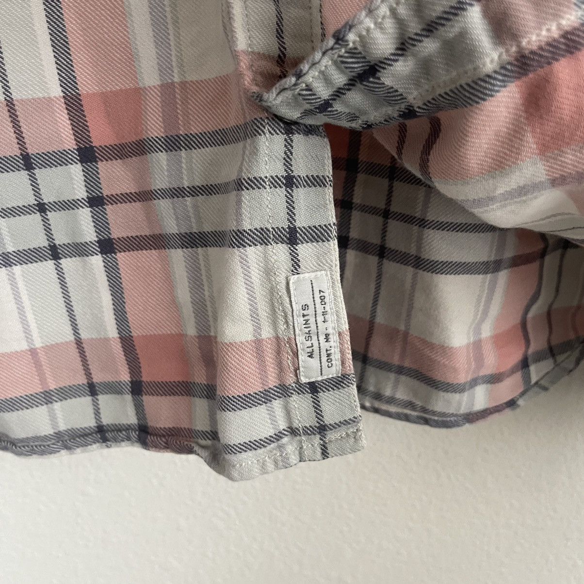 Allsaints Allsaints Western Plaided Button Down Long Sleeve Shirt Size US L / EU 52-54 / 3 - 4 Thumbnail