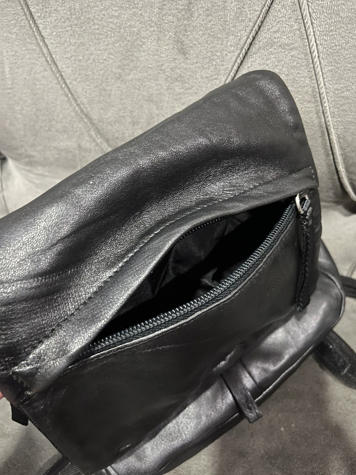 Leather × Prada Authentic PRADA Leather Backpack Size ONE SIZE - 14 Thumbnail