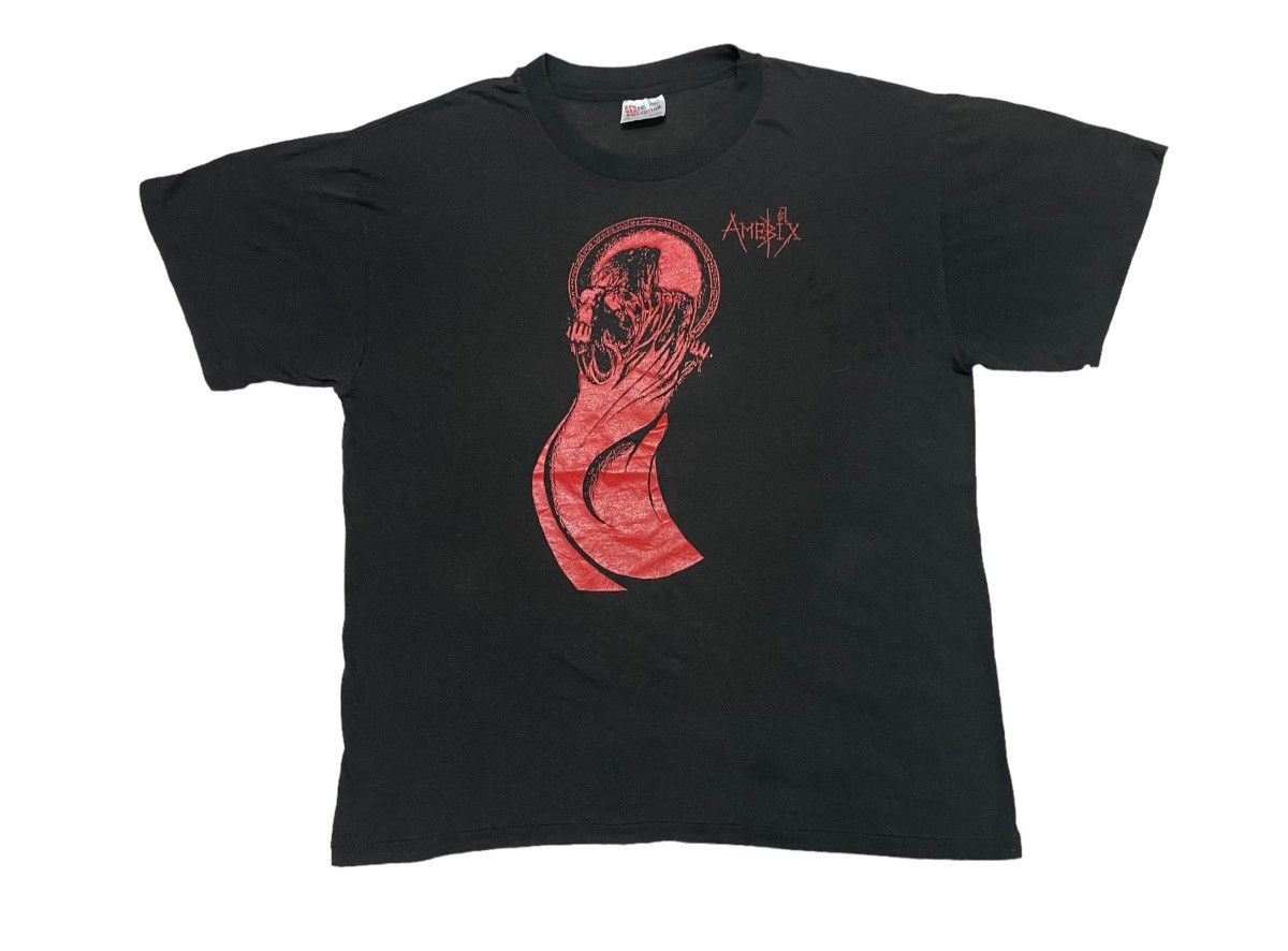 Band Tees VERY RARE 90s AMEBIX CRUST PUNK TRUE VINTAGE TSHIRT Size US L / EU 52-54 / 3 - 1 Thumbnail