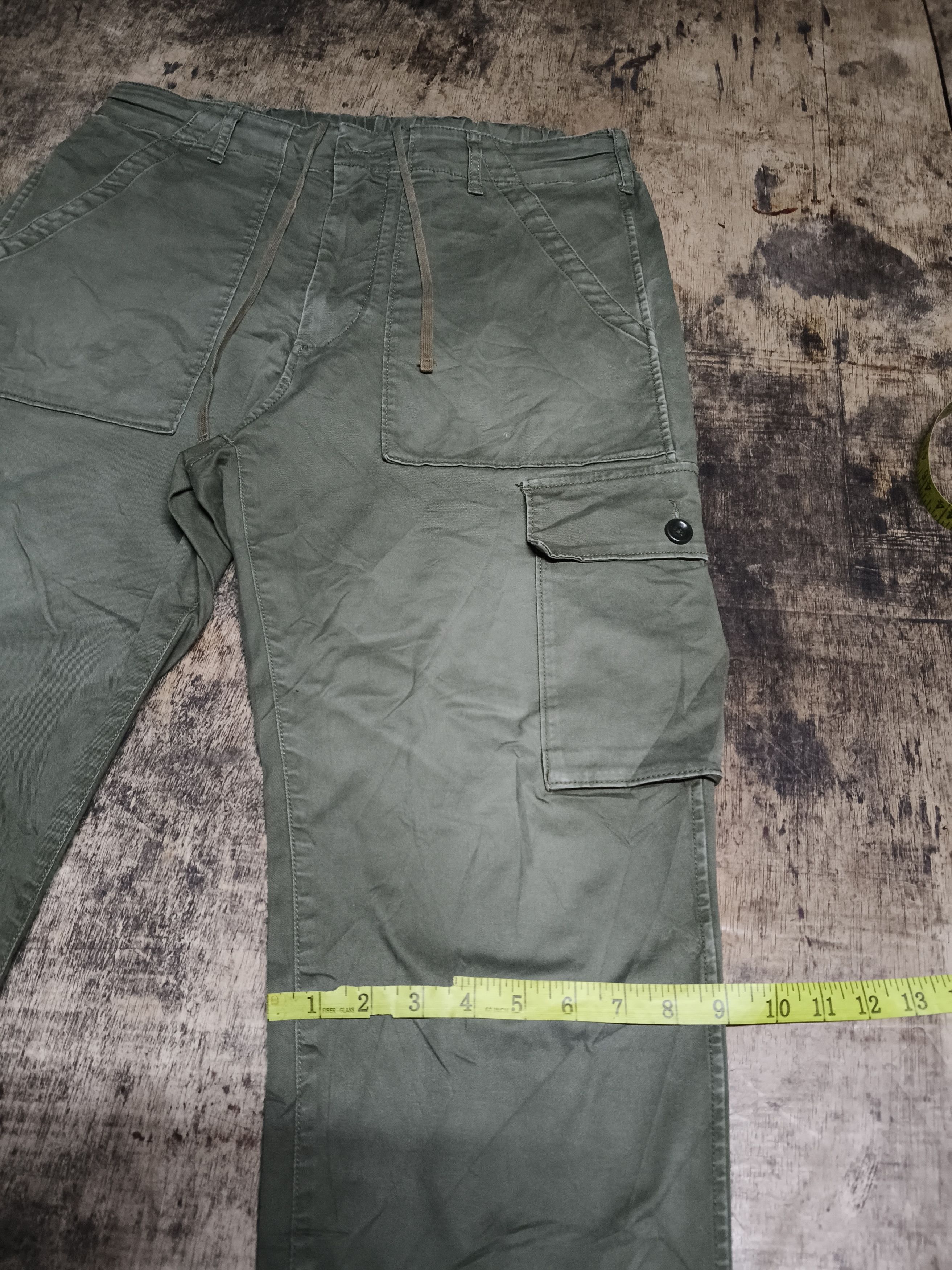 Beams Plus Vintage Beams Cargo Pants Sage De Cret Size US 33 - 12 Thumbnail