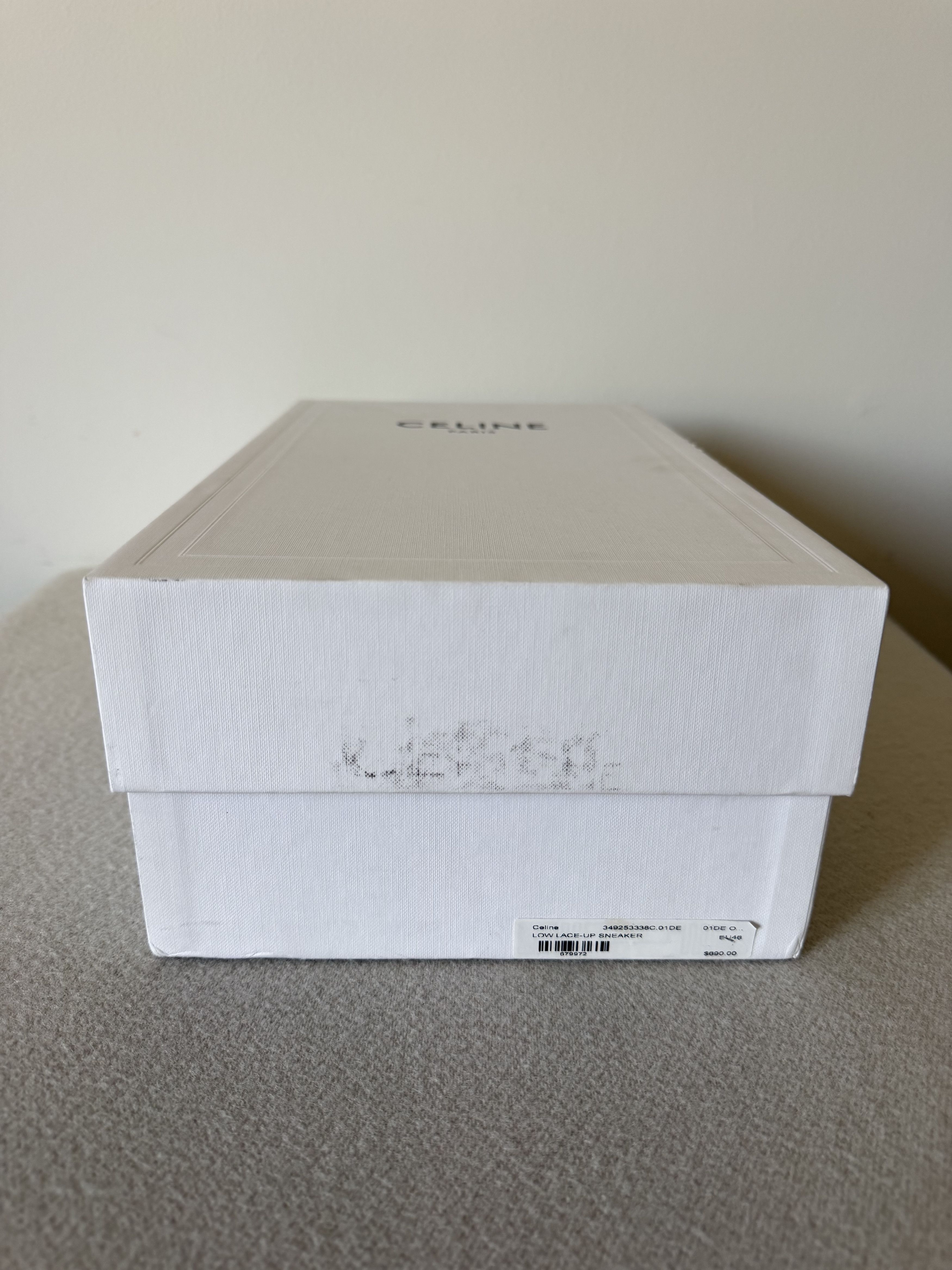 Celine Celine CT-04 Lace Up Sneakers in White Red Size US 13 / EU 46 - 8 Thumbnail