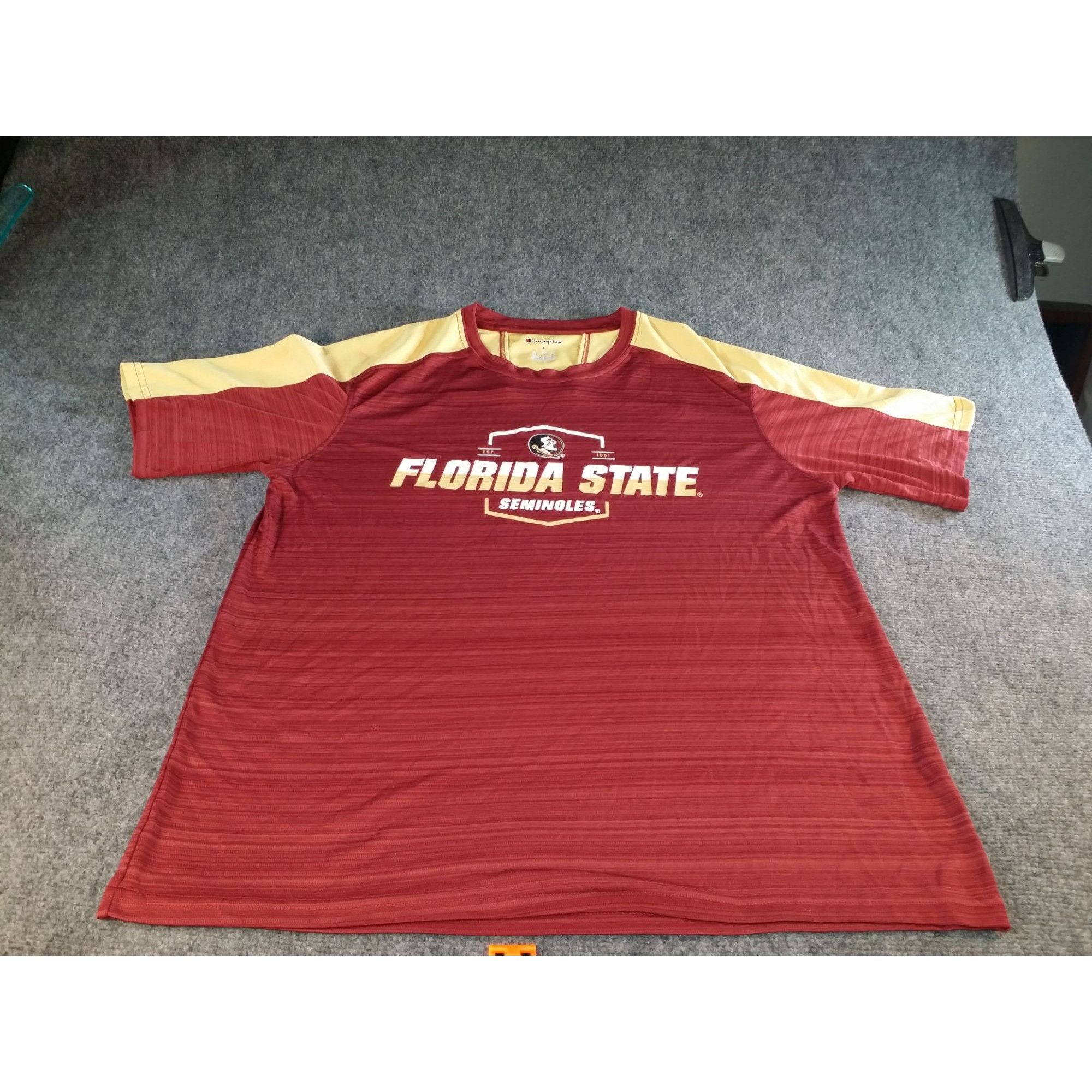 Champion Florida State Seminoles Shirt Men Sz L Champion NCAA Casual Size US L / EU 52-54 / 3 - 1 Thumbnail