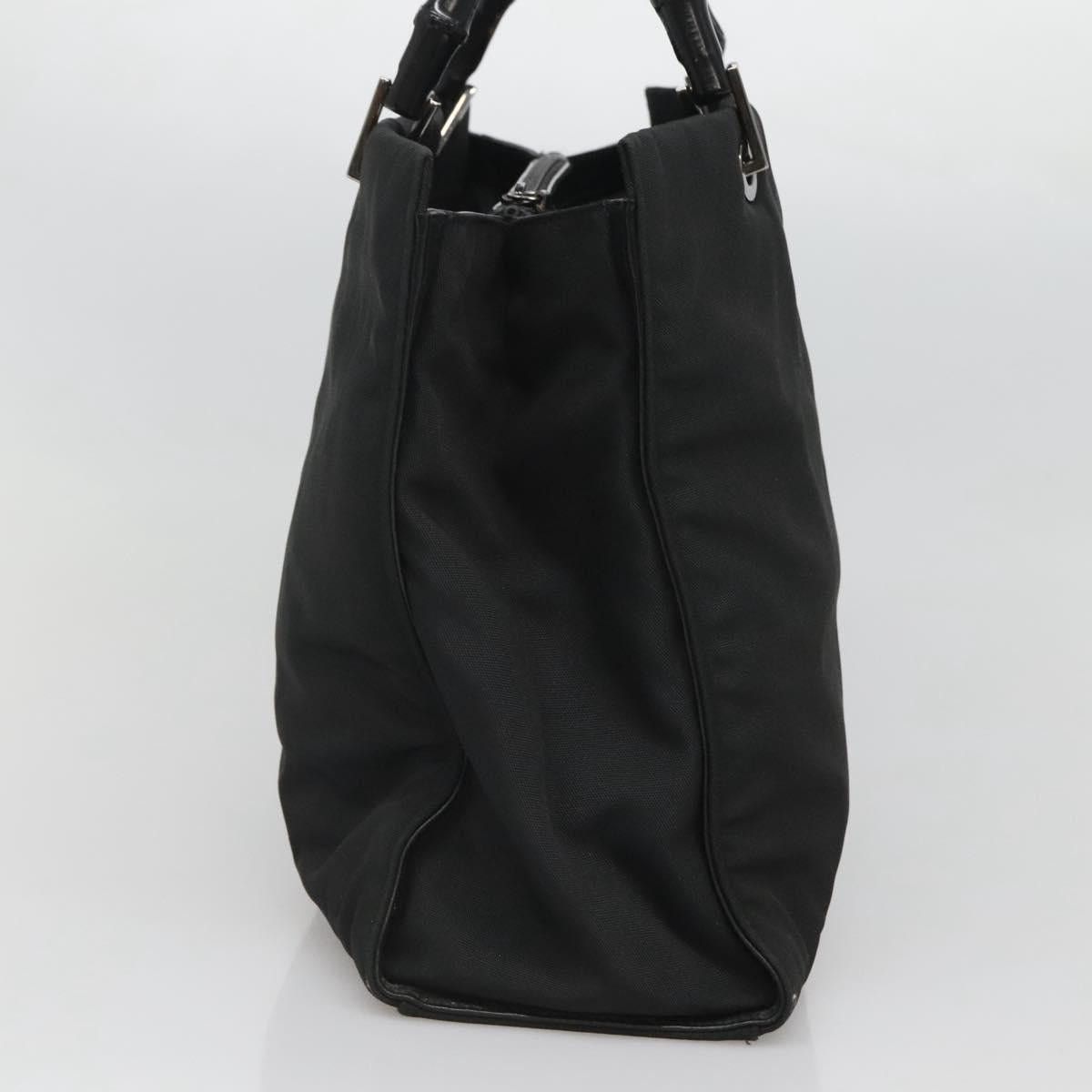 Gucci GUCCI Bamboo Hand Bag Nylon Black 002 002 Size ONE SIZE - 4 Thumbnail