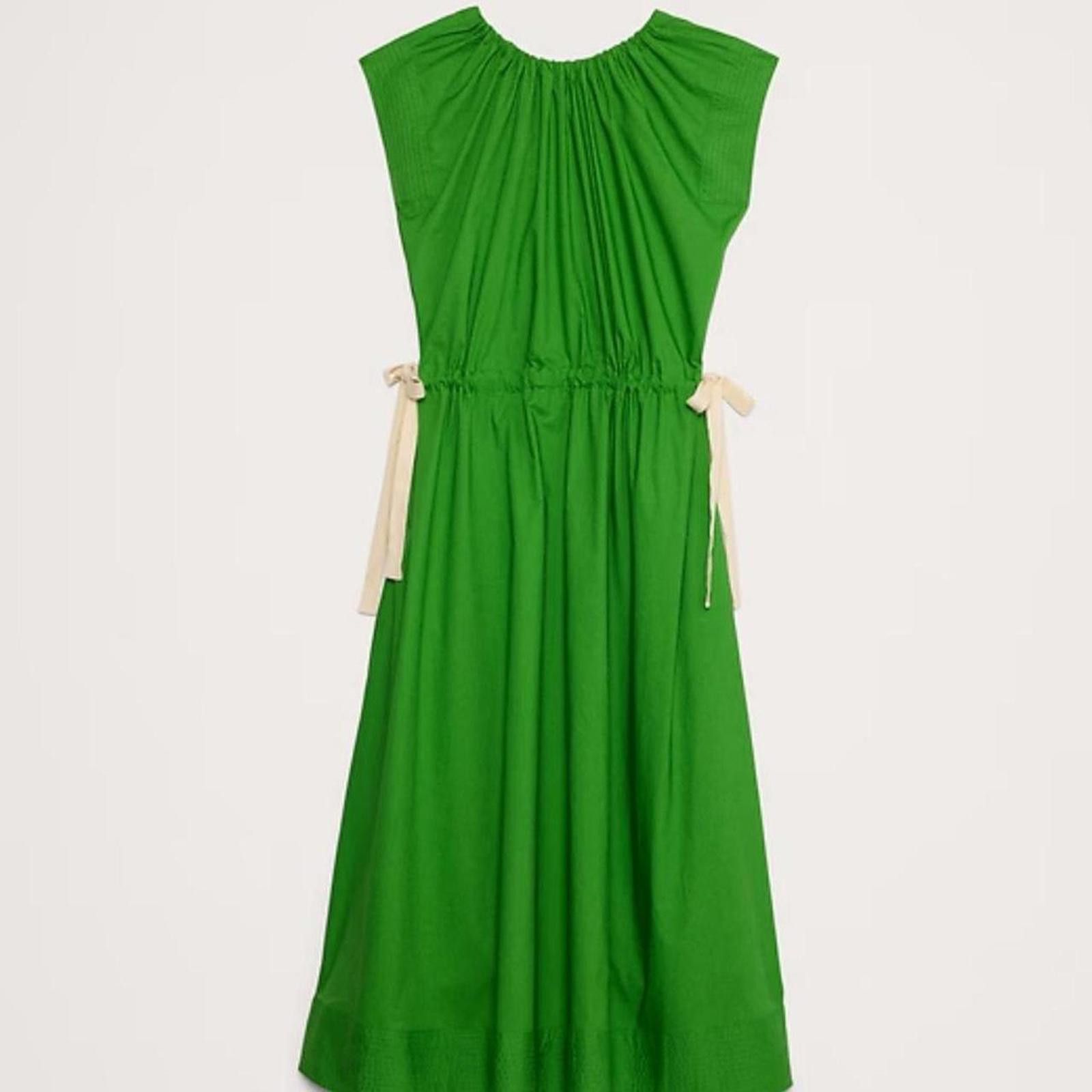 Banana Republic COTTON POPLIN TIE-WAIST MIDI DRESS Size XL / US 12-14 / IT 48-50 - 4 Thumbnail